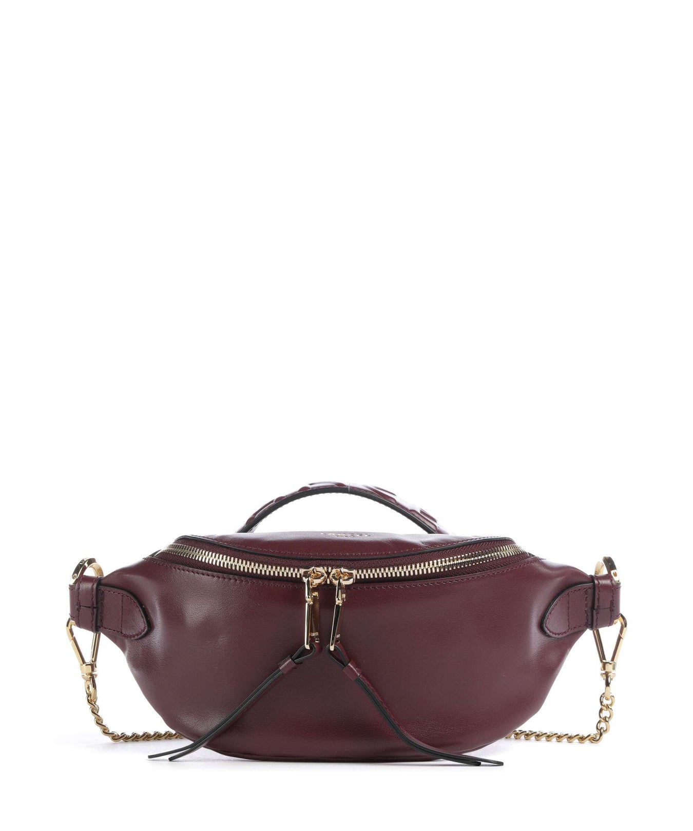 Lancel Origami Mini Crossbody bag cassis