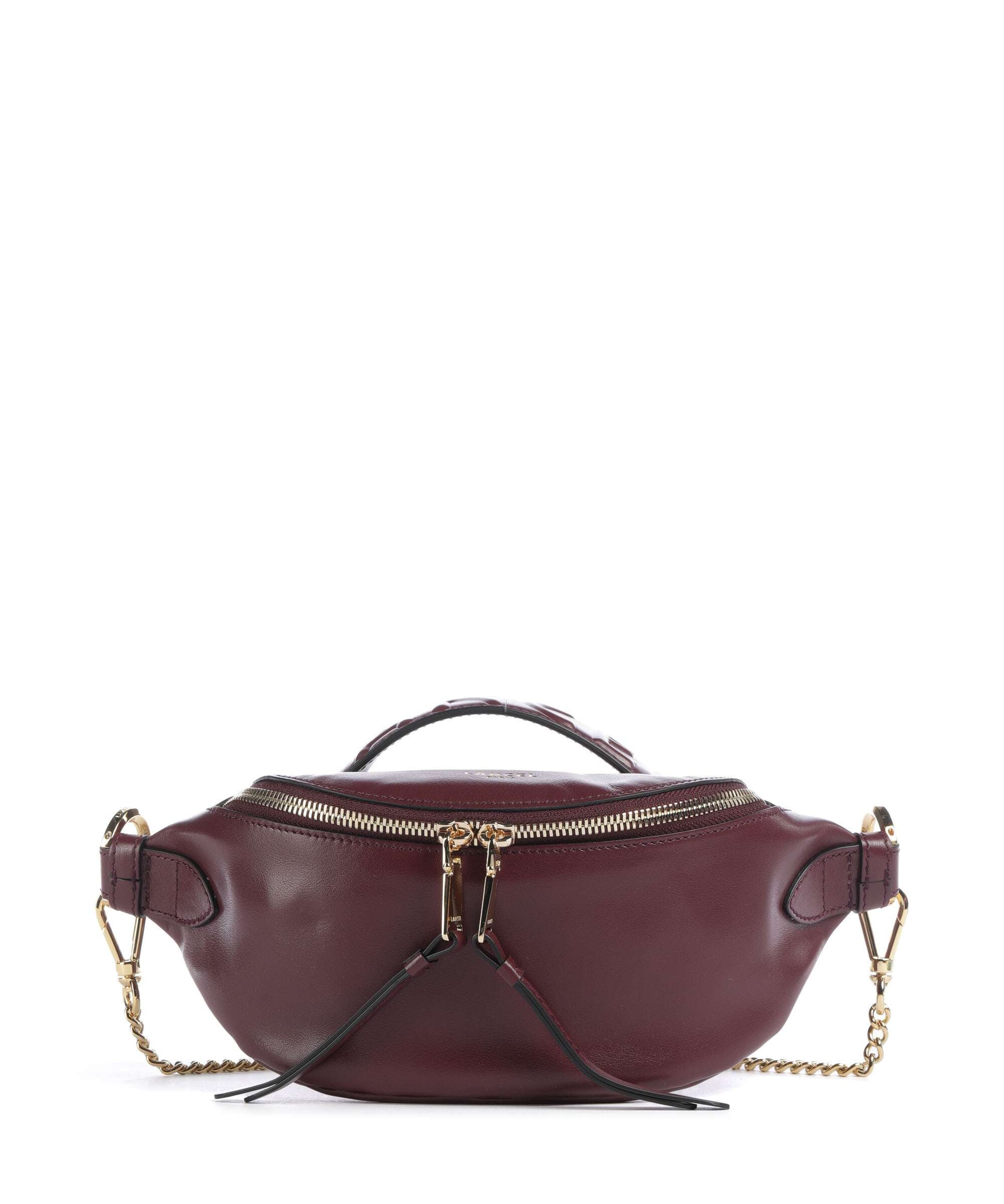 Lancel Origami Mini Crossbody bag cassis