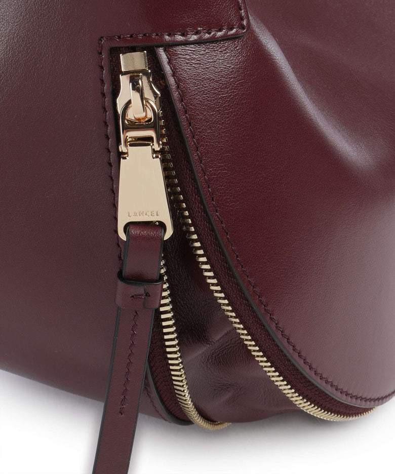 Lancel Origami S Hobo bag cassis