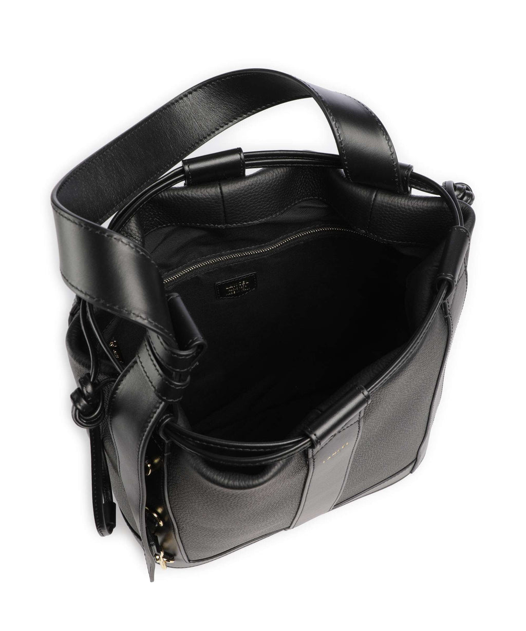 Lancel Elles M Bucket bag black