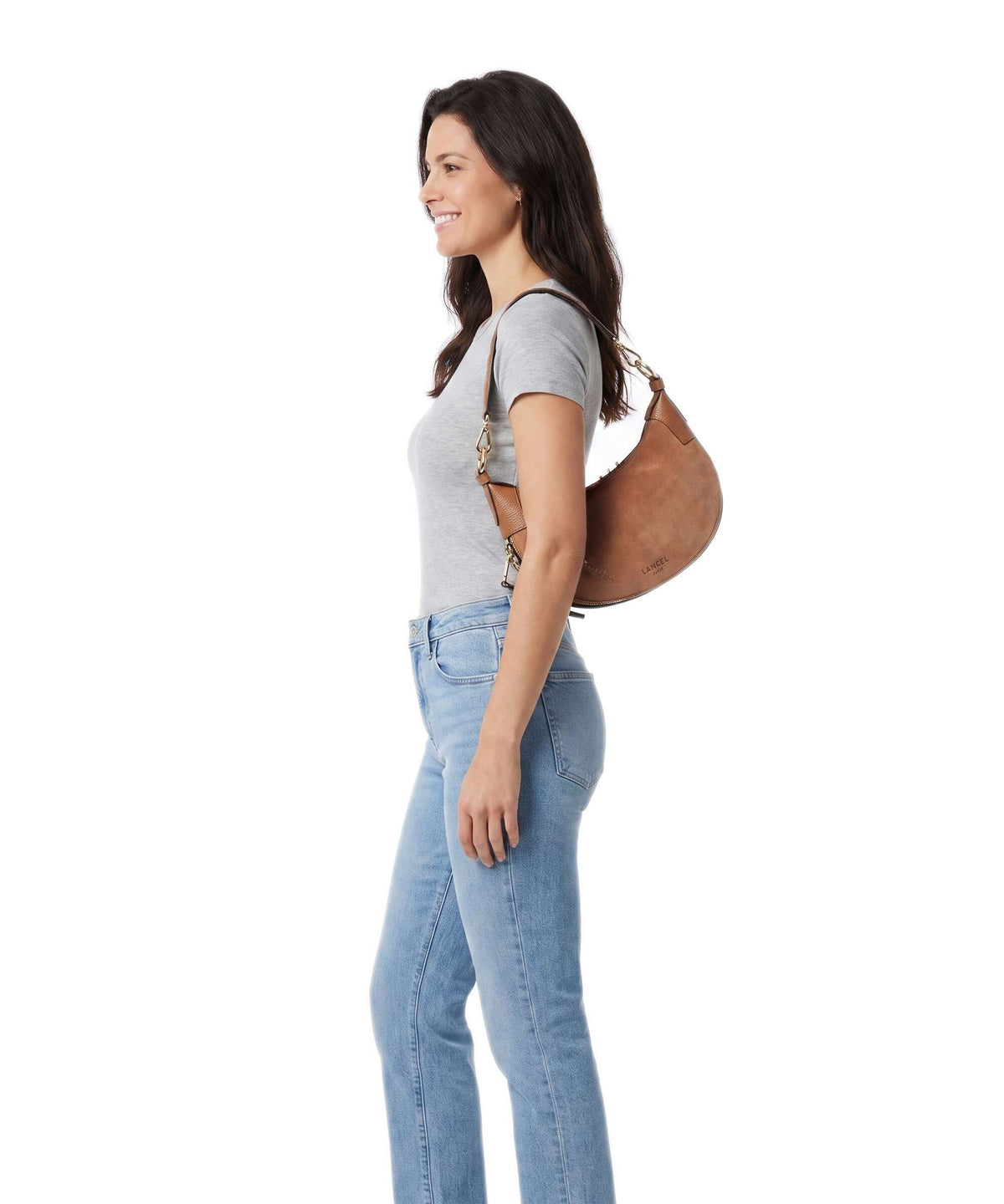 Lancel Origami S Hobo bag camel