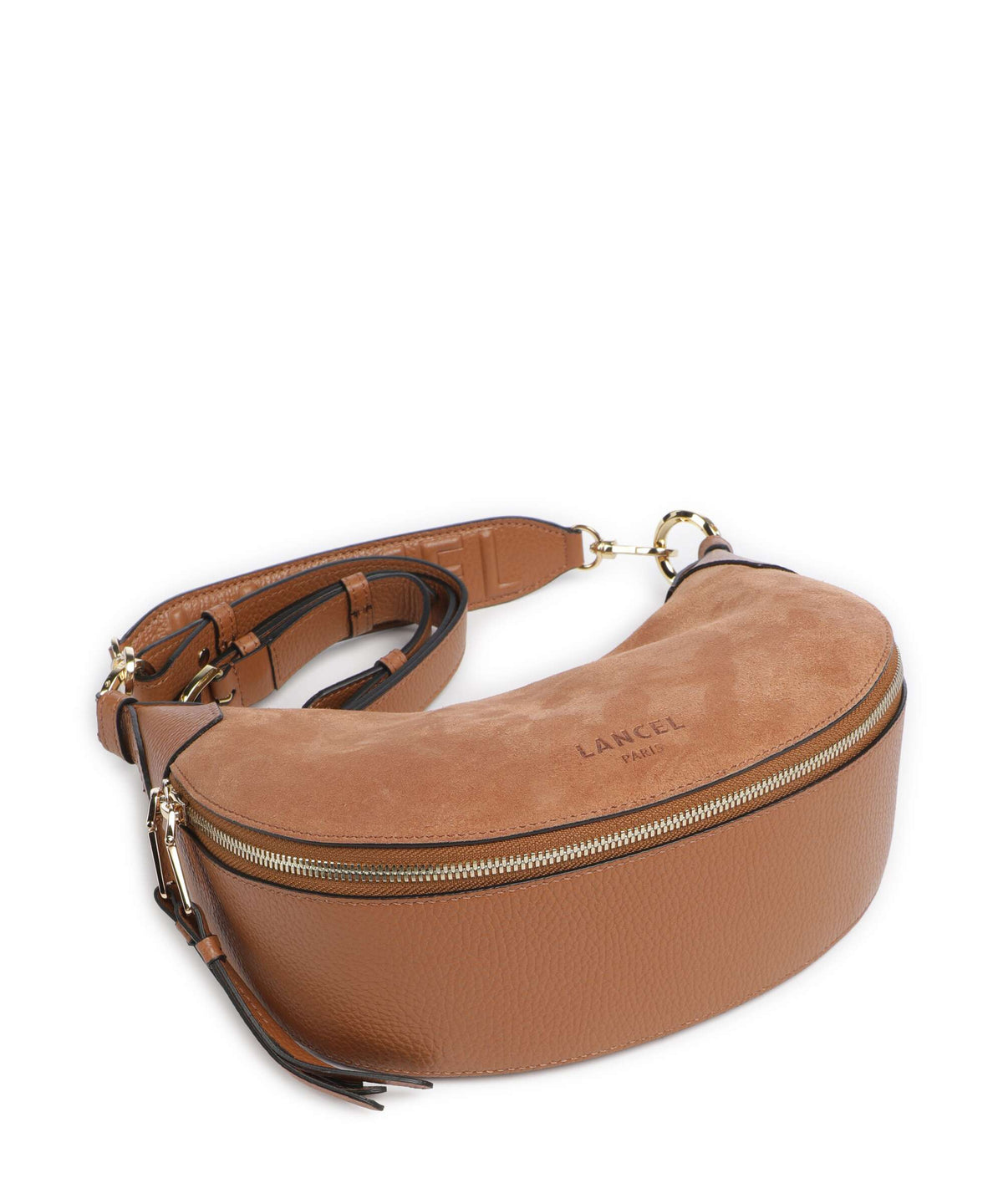 Lancel Origami S Hobo bag camel