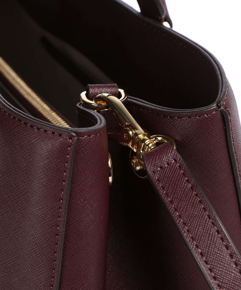 Lauren Ralph Lauren Hanna 37 Handbag pinot noir