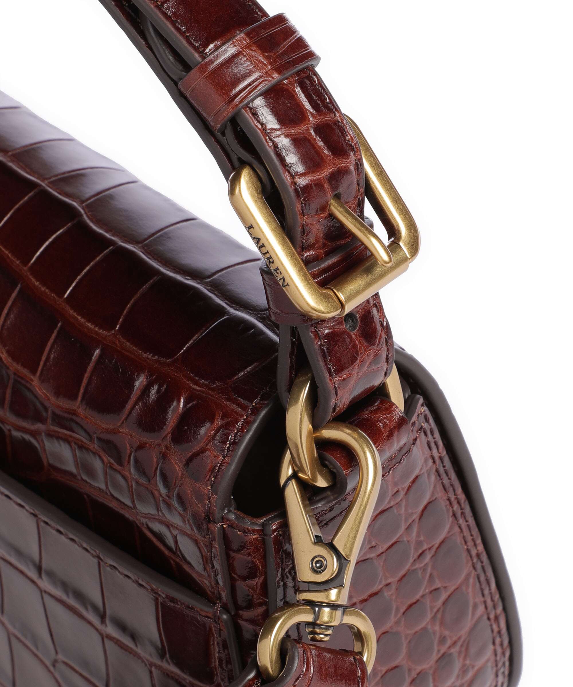Lauren Ralph Lauren Tanner Medium Crossbody bag dark mahogany