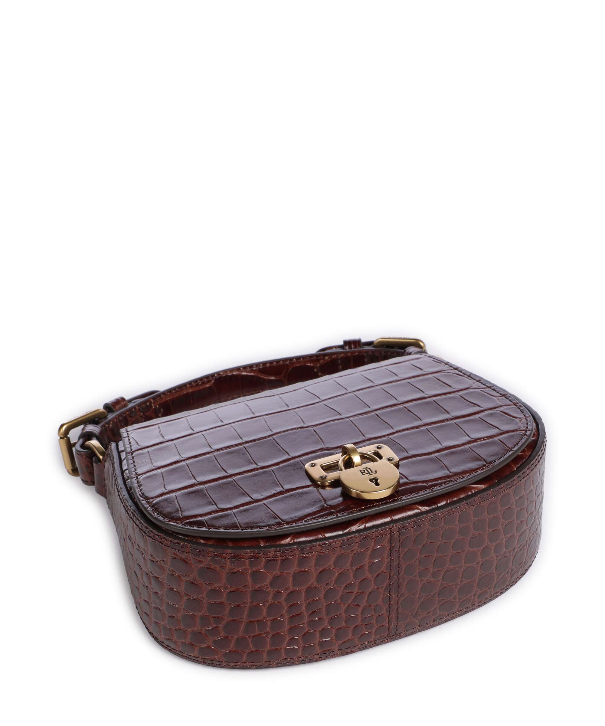 Lauren Ralph Lauren Tanner Medium Crossbody bag dark mahogany