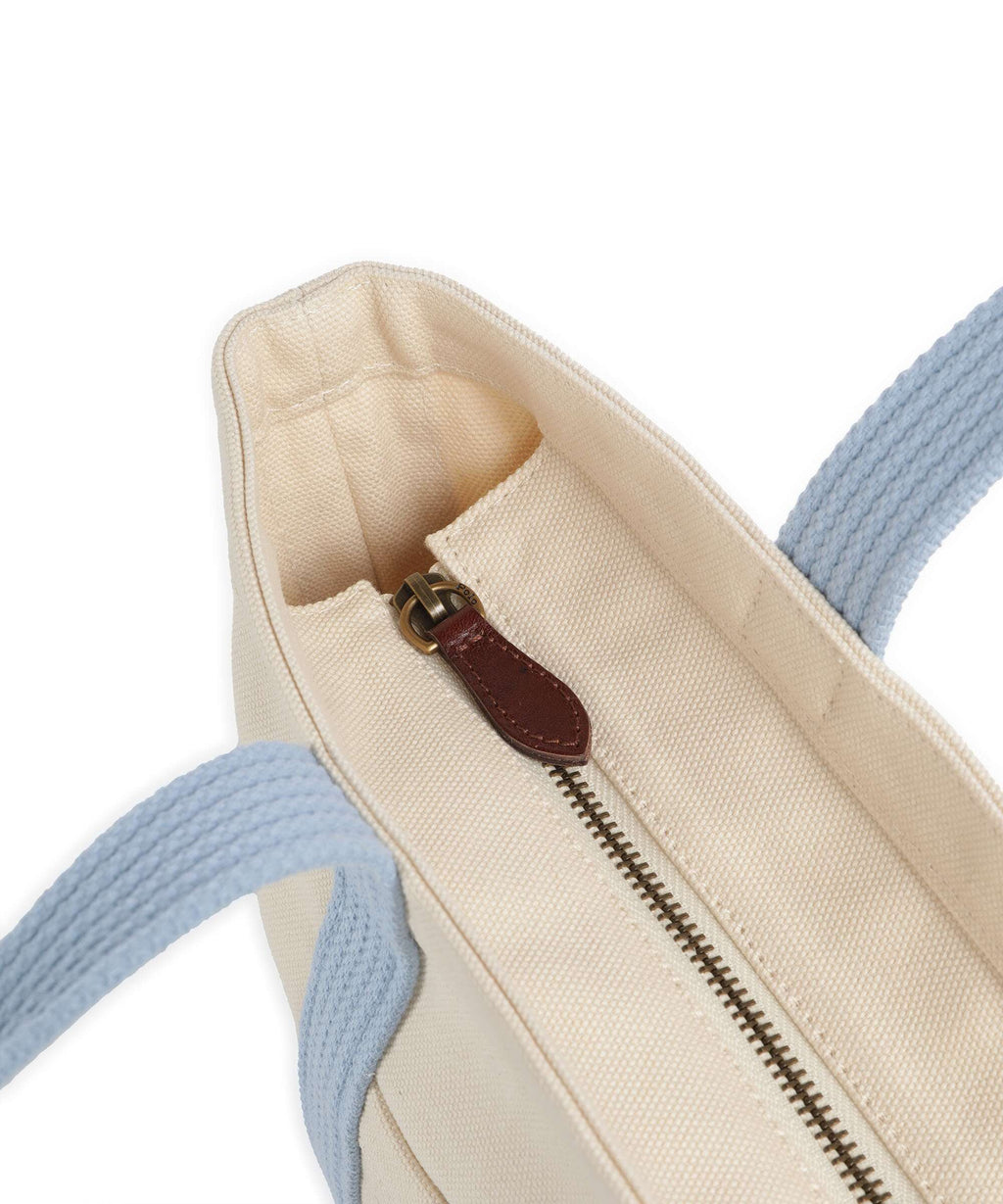 Polo Ralph Lauren Bear Eran Cable Handbag ecru/carolina blue