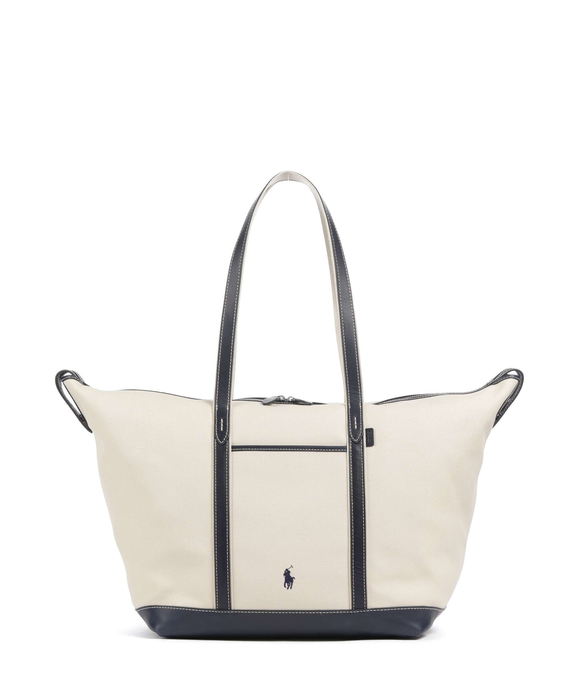 Polo Ralph Lauren Canvas Large Tote bag ecru/navy