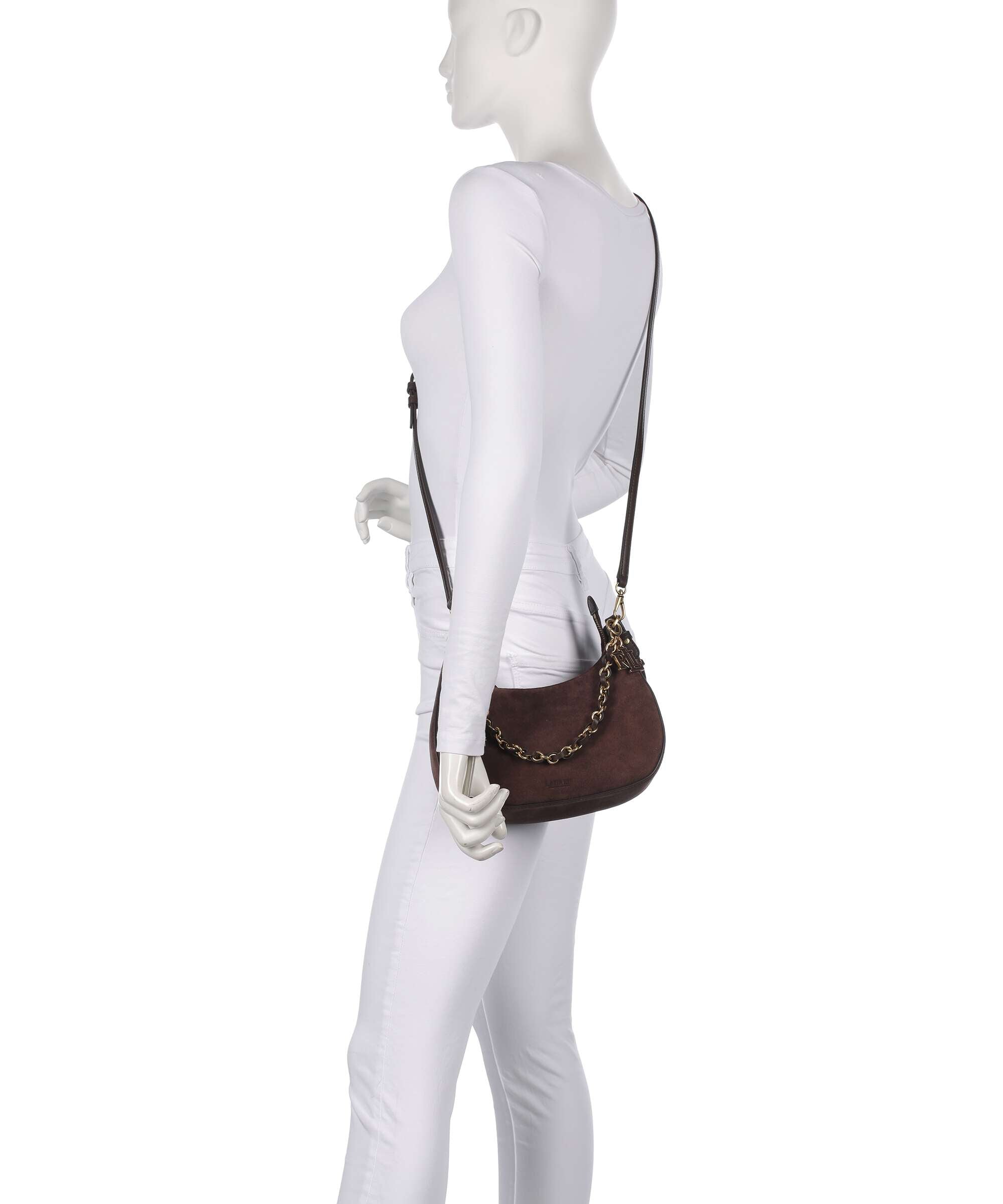 Lauren Ralph Lauren Marcy Medium Shoulder bag chestnut brown