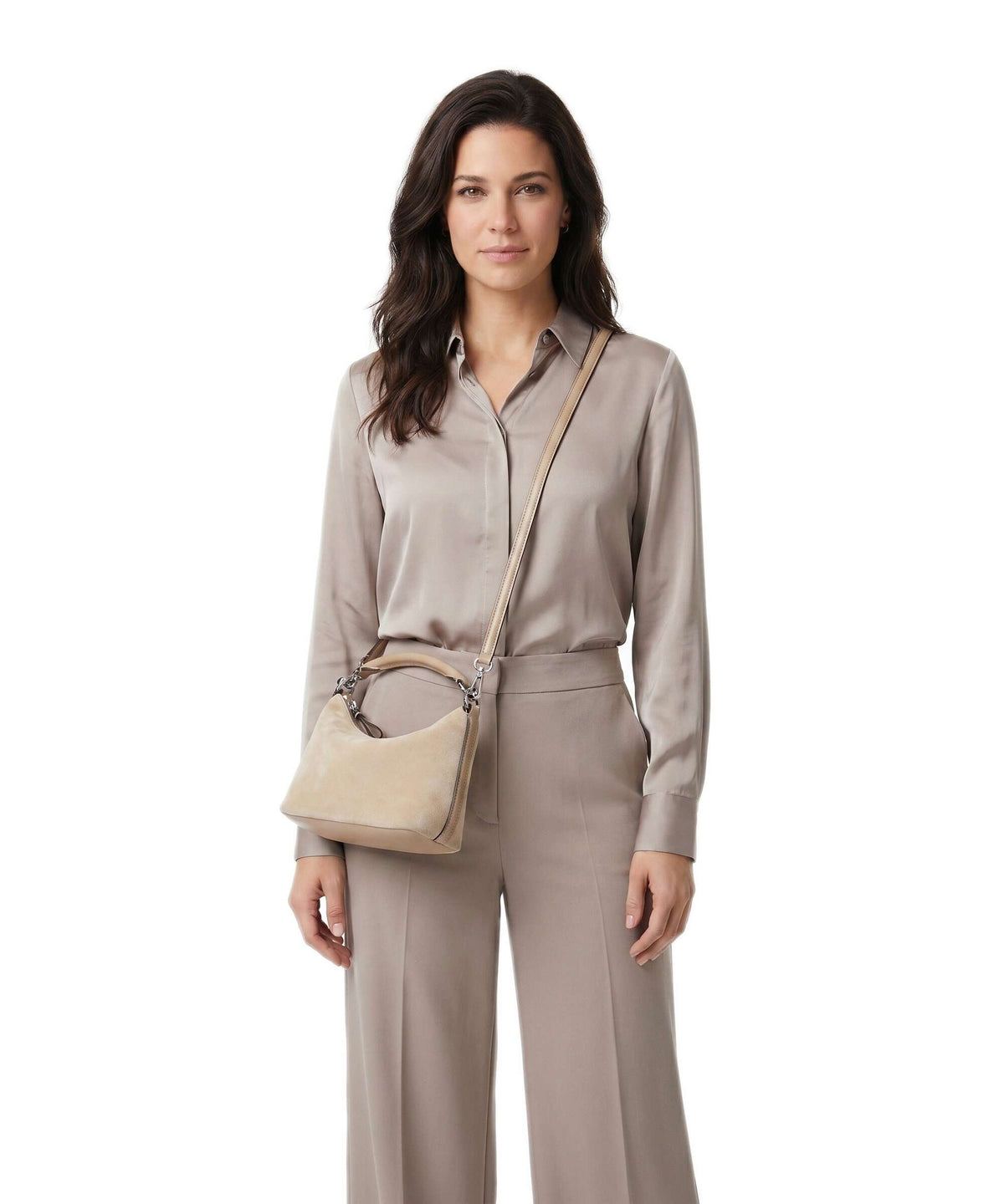 Lauren Ralph Lauren Blaike Mini Handbag tan