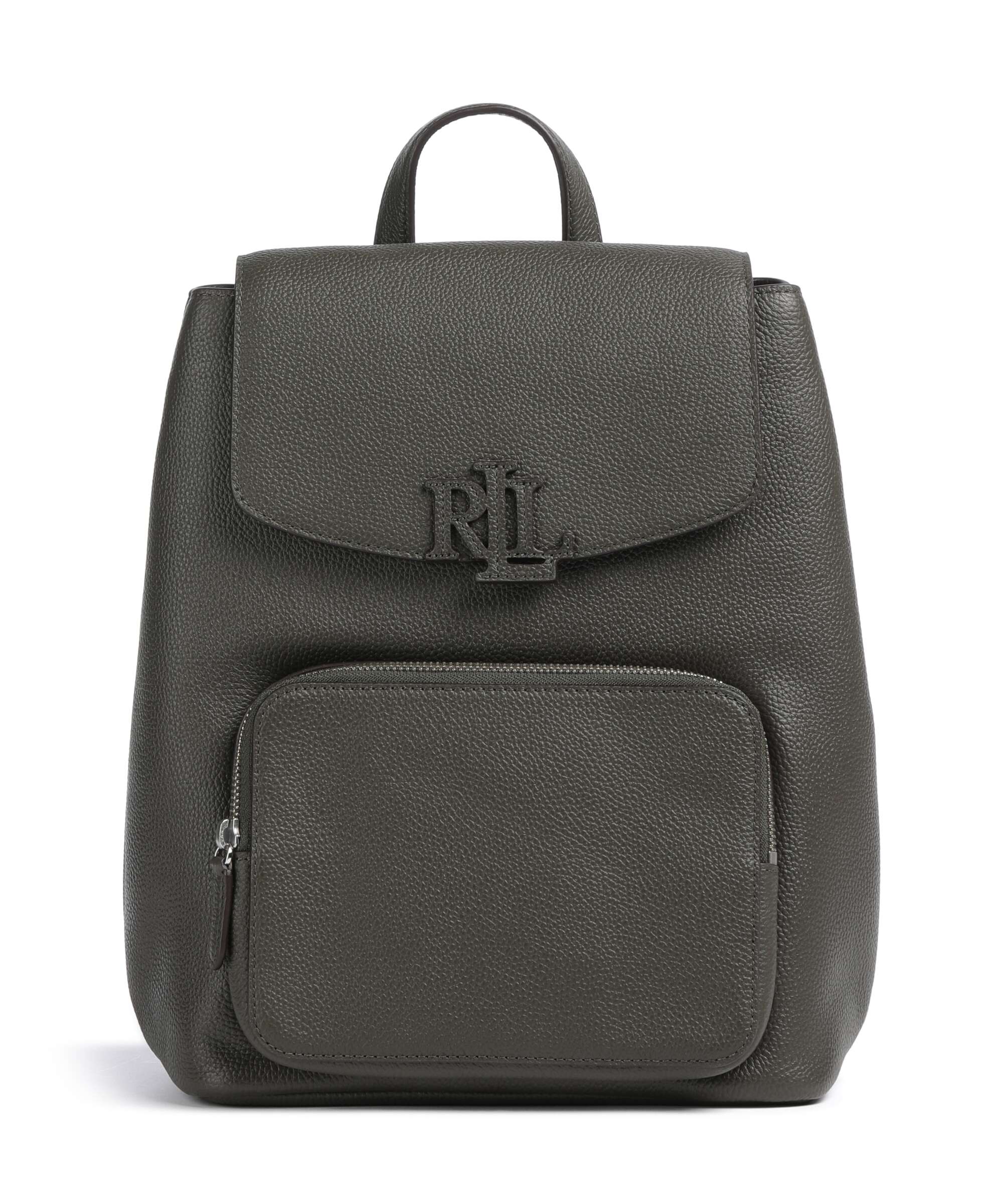 Lauren Ralph Lauren Cameryn Medium Backpack dark olive