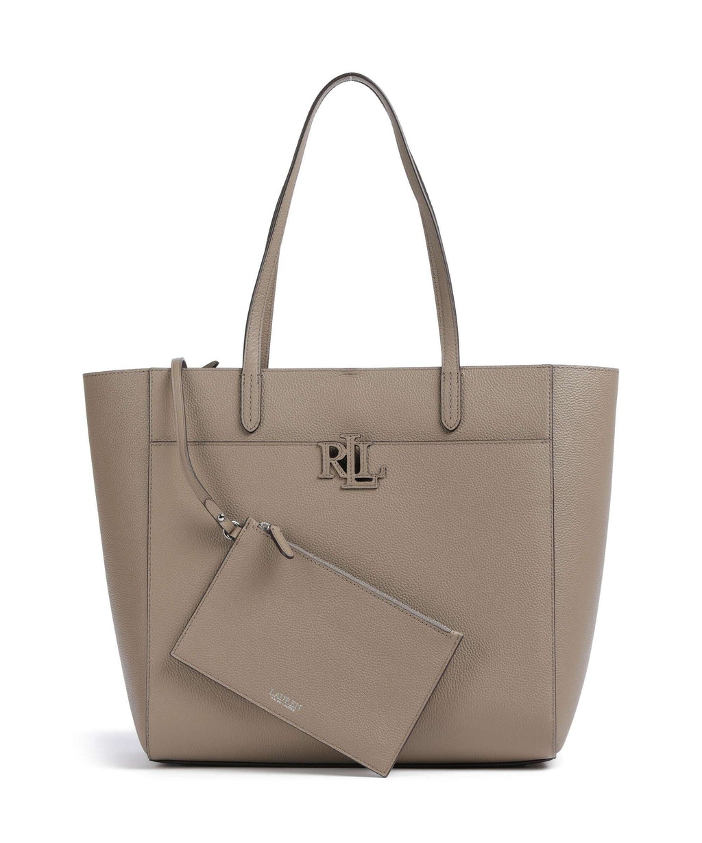 Lauren Ralph Lauren Cameryn Large Tote bag taupe brown