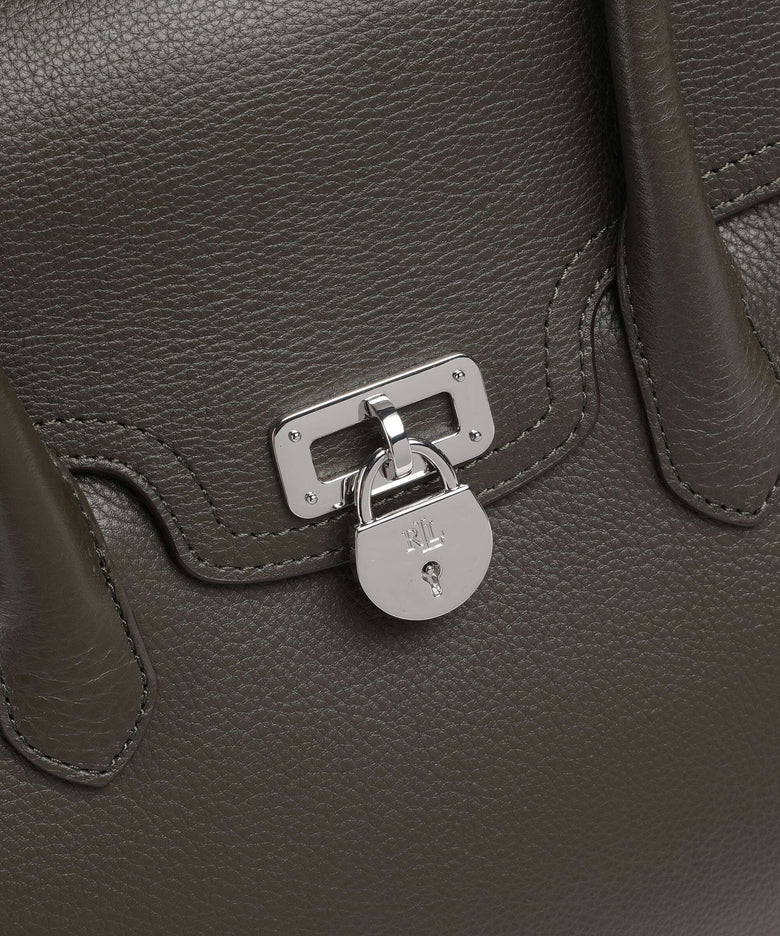 Lauren Ralph Lauren Tanner Large Tote bag dark olive