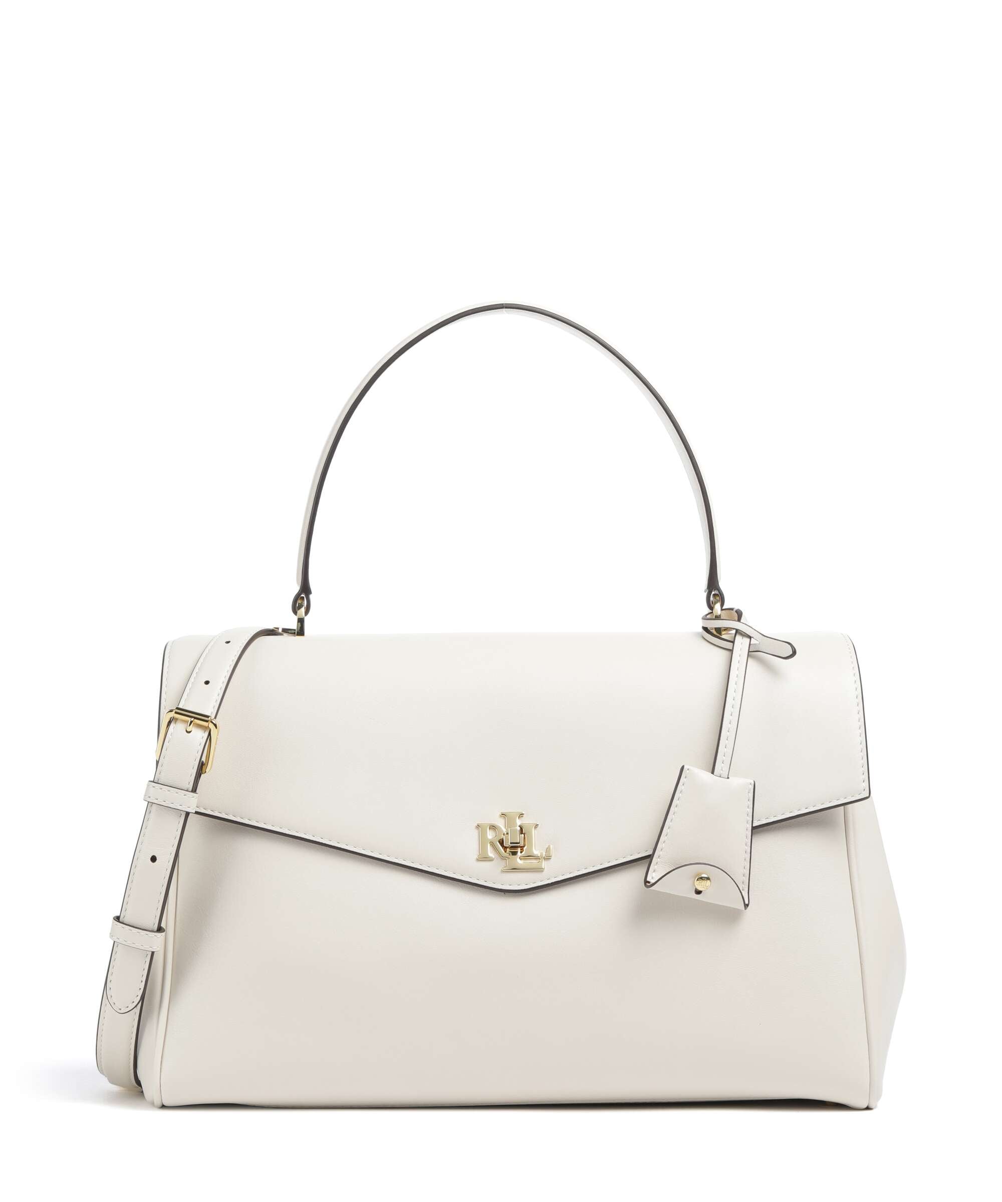 Lauren Ralph Lauren Farrah Medium Handbag soft white