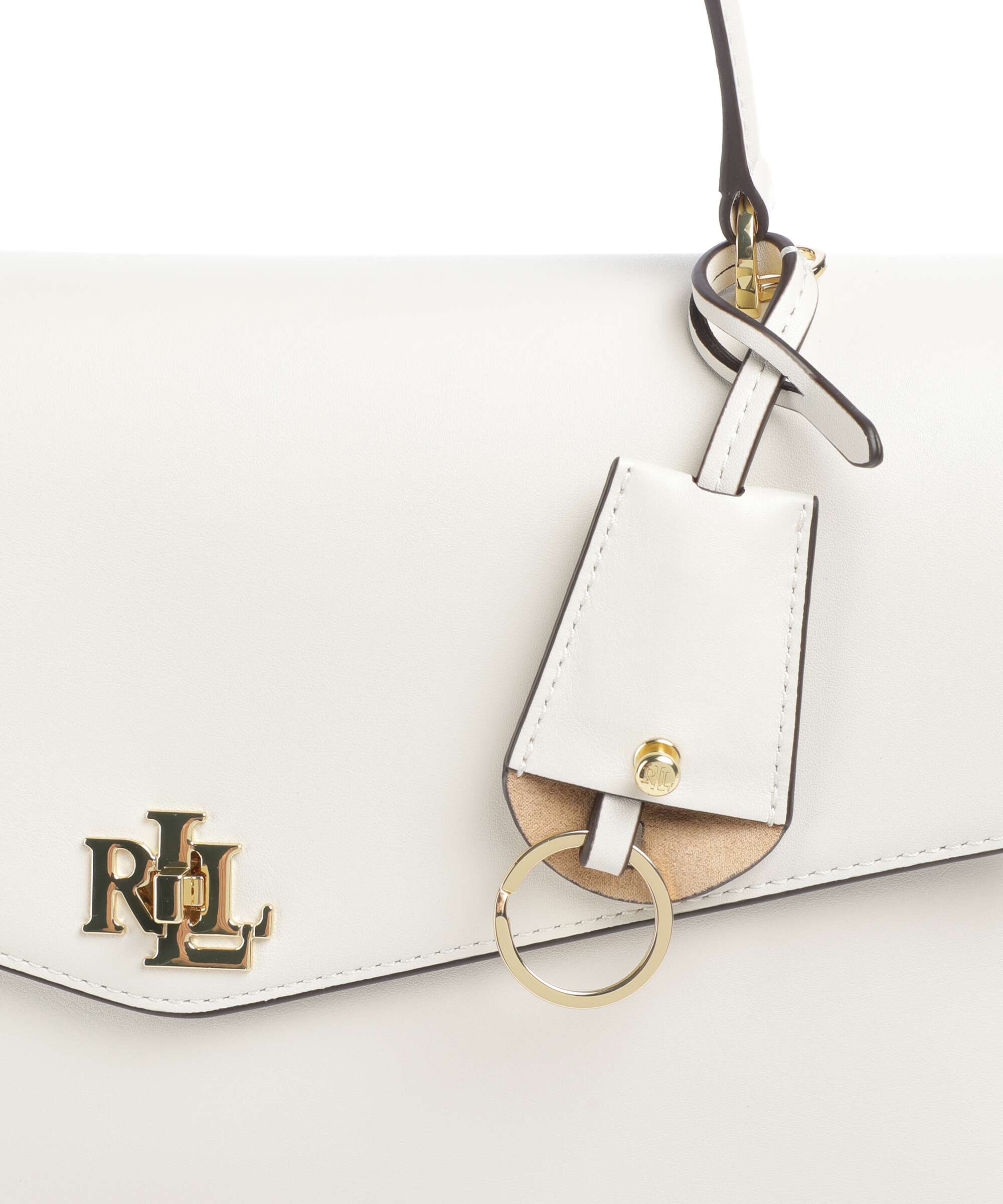 Lauren Ralph Lauren Farrah Medium Handbag soft white