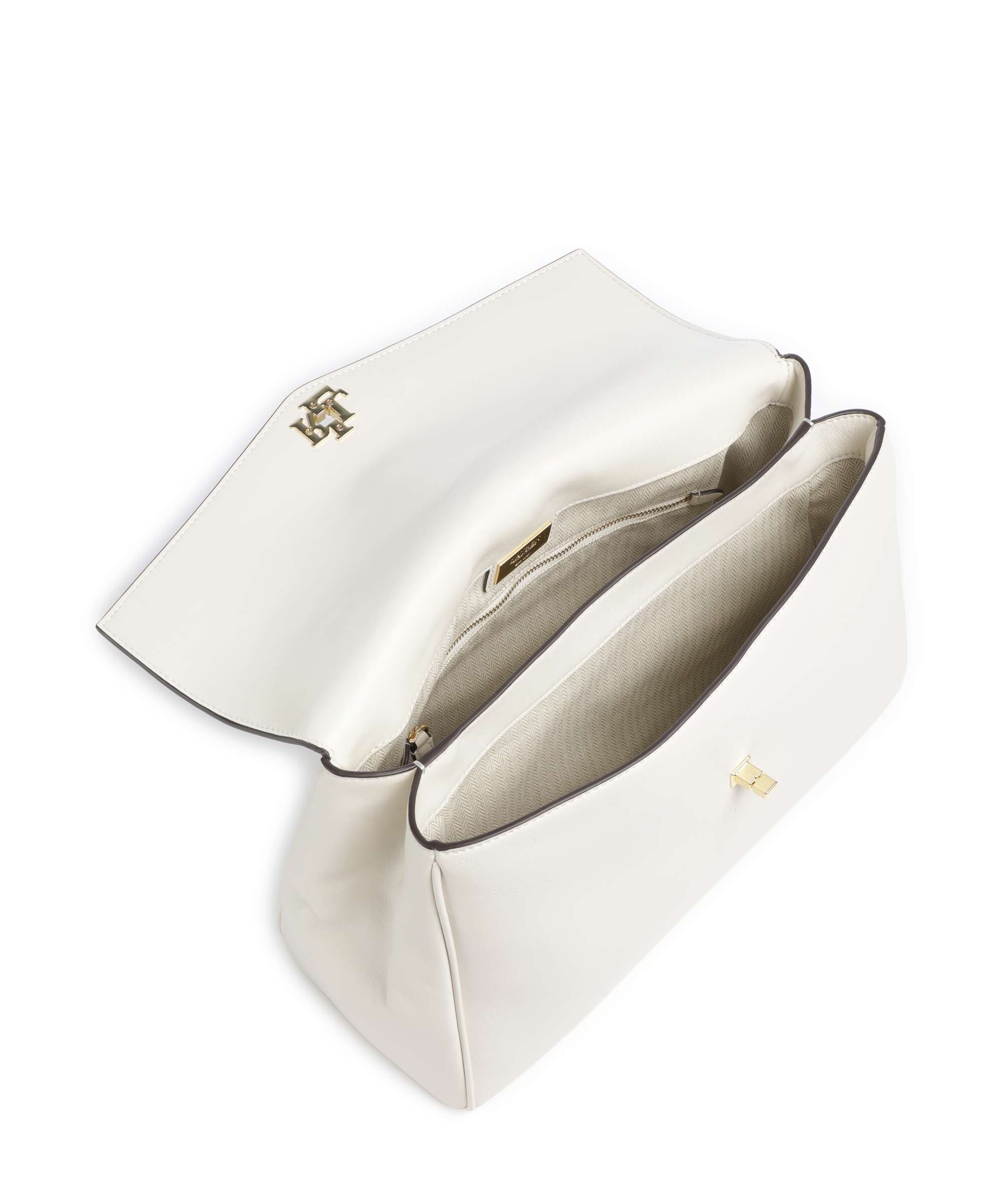 Lauren Ralph Lauren Farrah Medium Handbag soft white