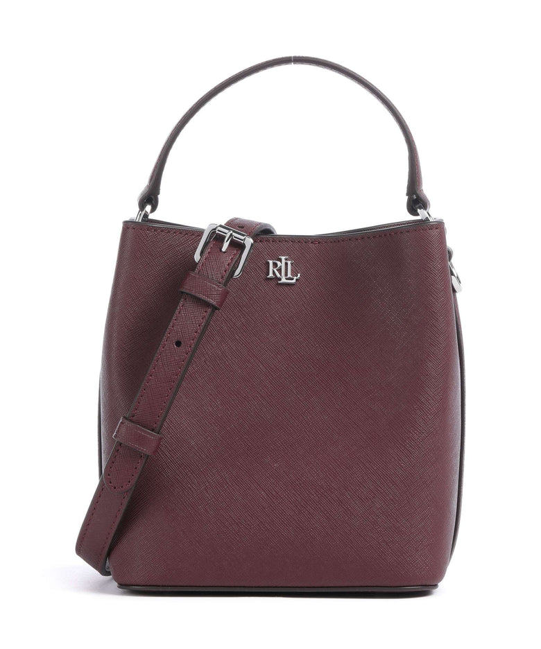 Lauren Ralph Lauren Reese Small Bucket bag dark garnet