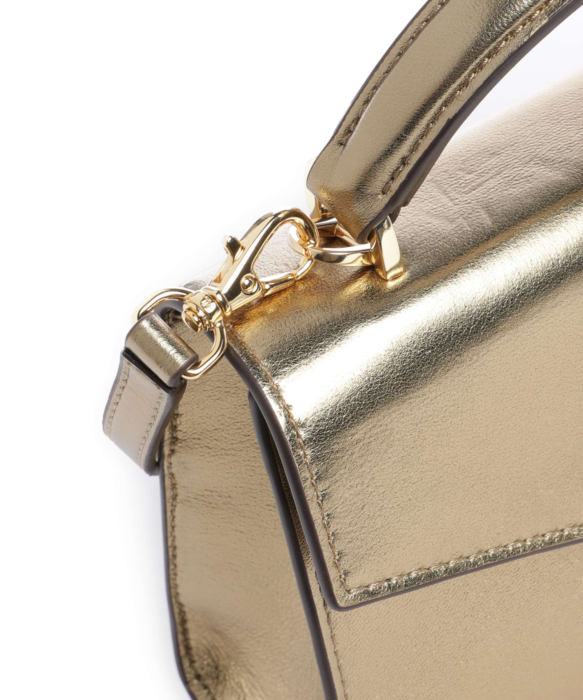 Lauren Ralph Lauren Farrah Small Handbag antique gold