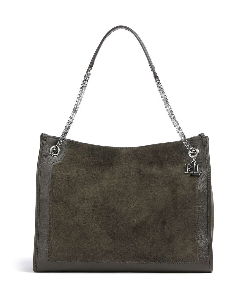 Lauren Ralph Lauren Bradley Large Tote bag dark olive