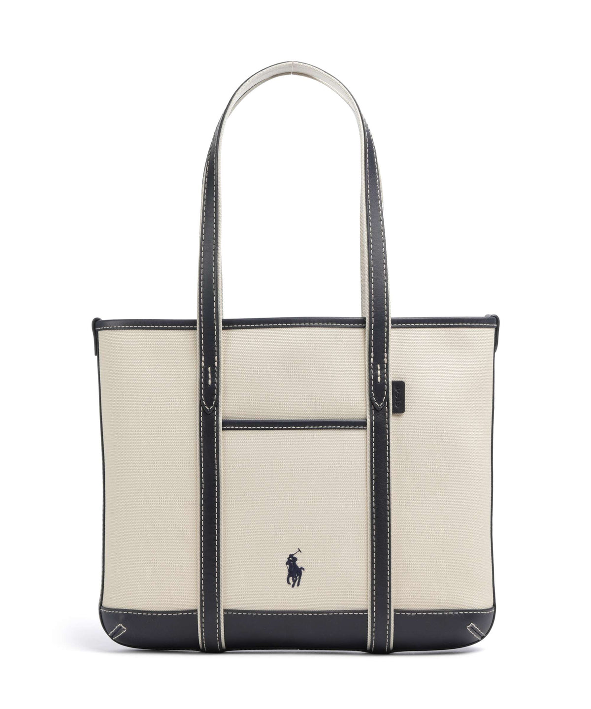 Polo Ralph Lauren Canvas Small Tote bag ecru/navy