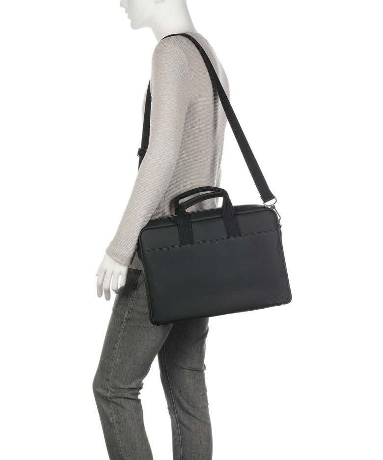 Lacoste Mens Classic Briefcase noir