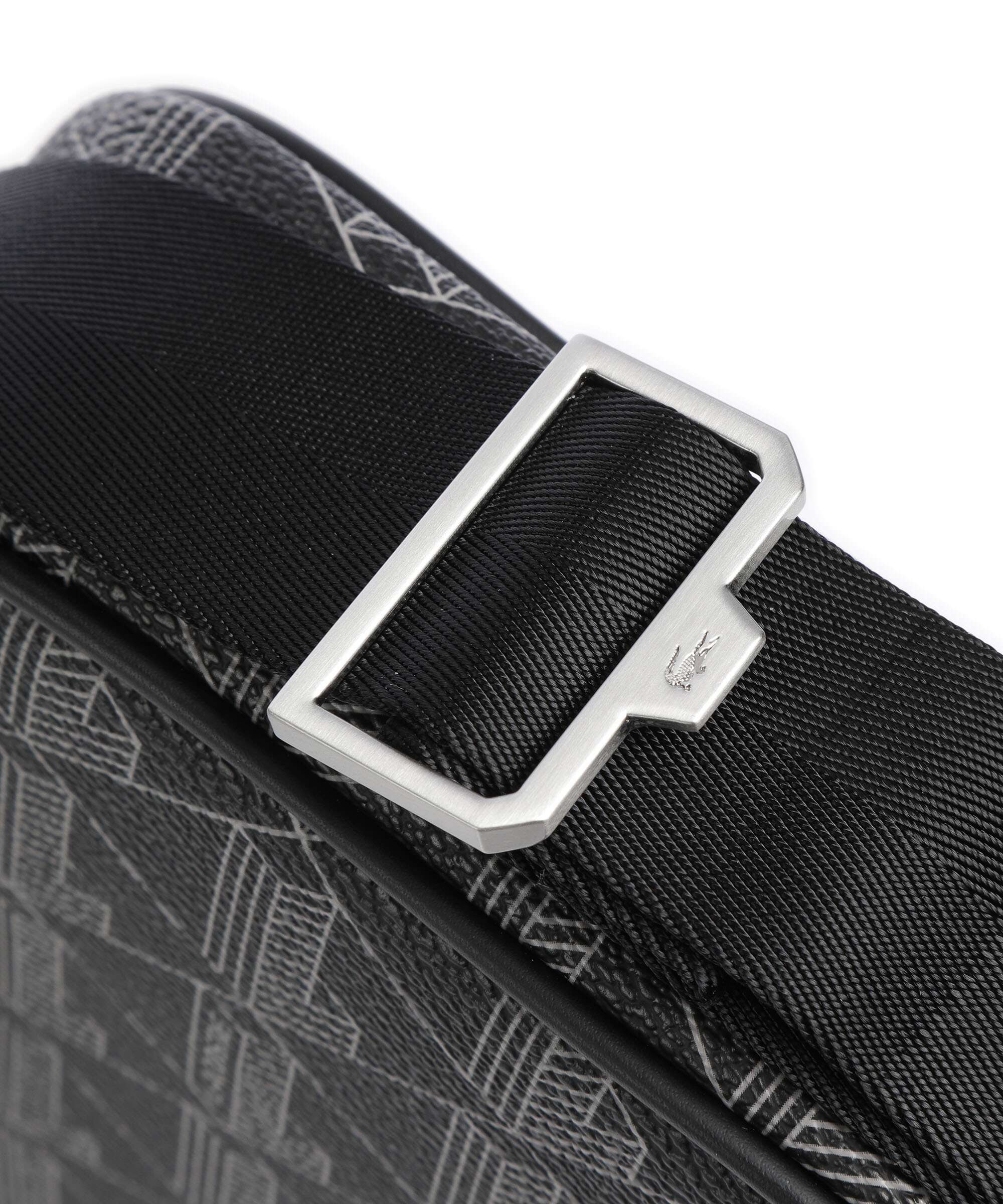 Lacoste The Blend Crossbody bag monogram noir/gris