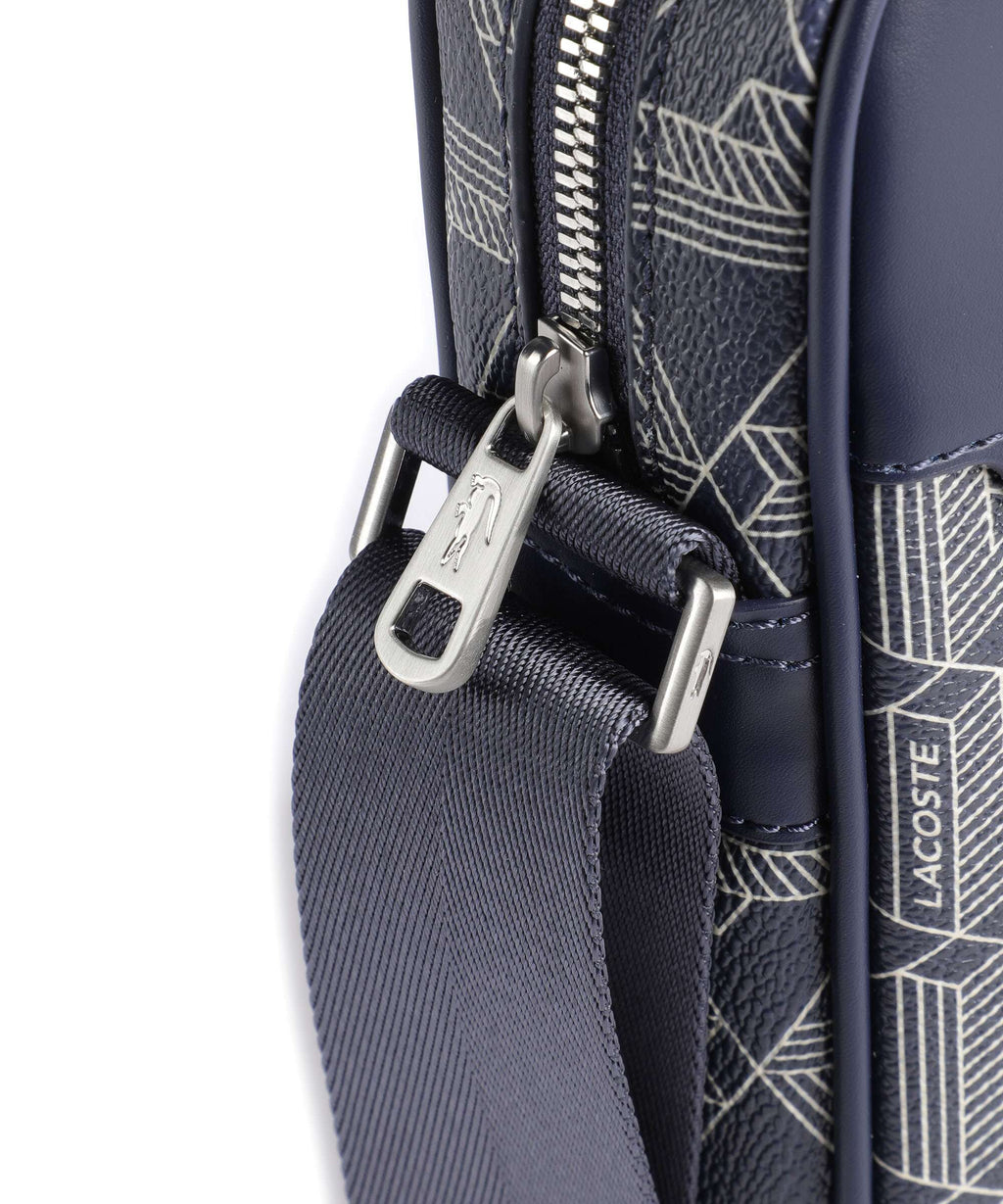 Lacoste The Blend Crossbody bag monogram/marine/blanc