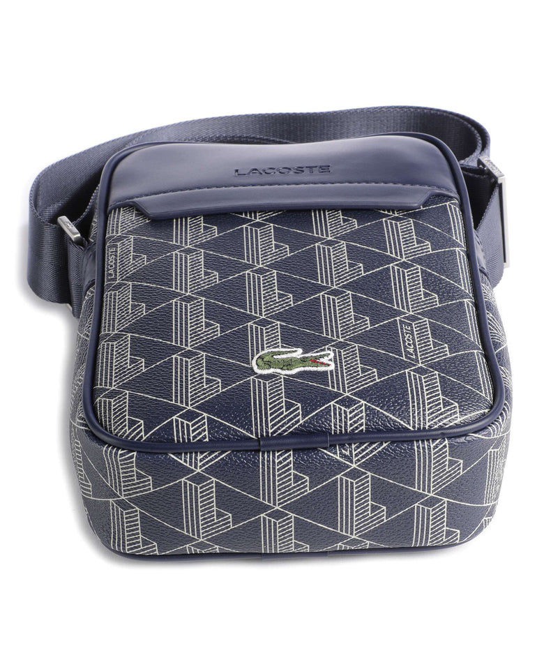 Lacoste The Blend Crossbody bag monogram/marine/blanc