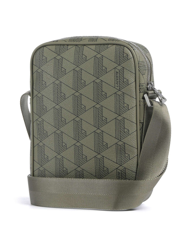 Lacoste The Blend Crossbody bag mono kaki/noir