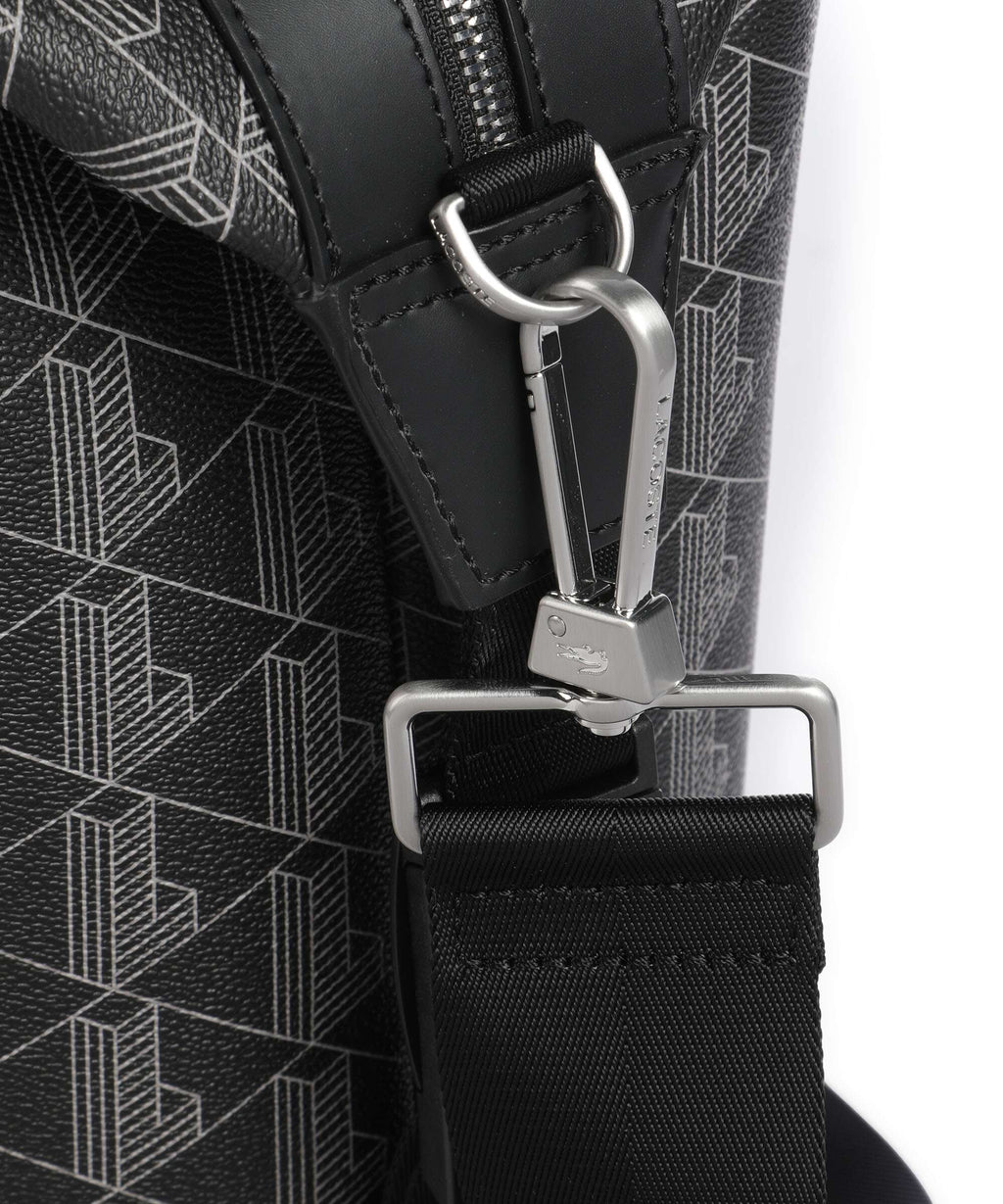 Lacoste The Blend Weekend bag monogram noir/gris