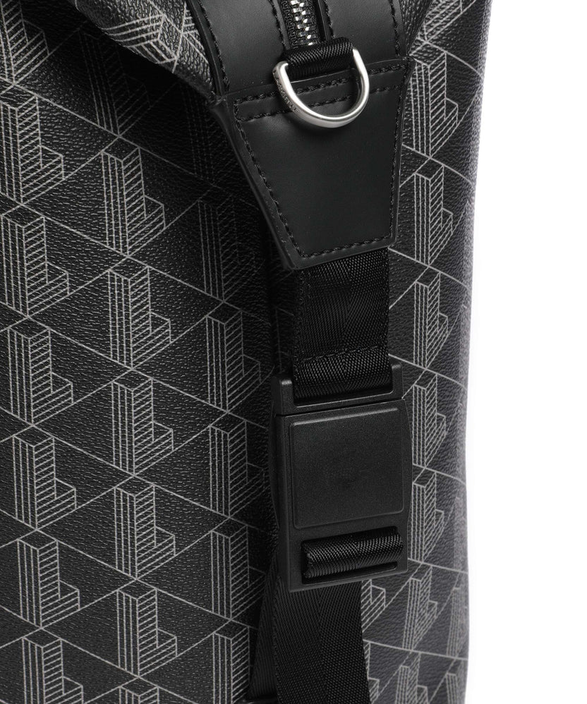 Lacoste The Blend Weekend bag monogram noir/gris