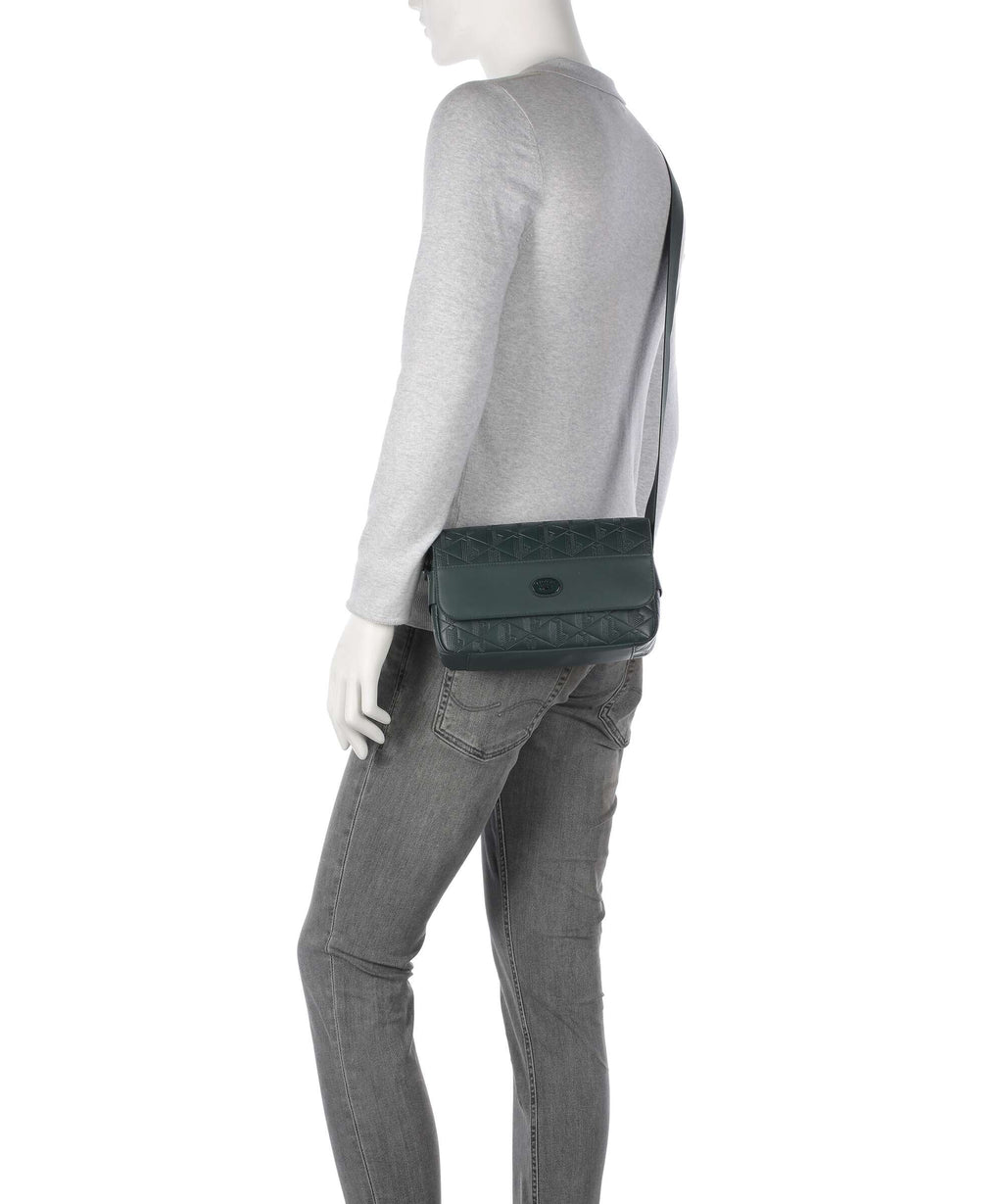 Lacoste Nomogramme Crossbody bag sinople