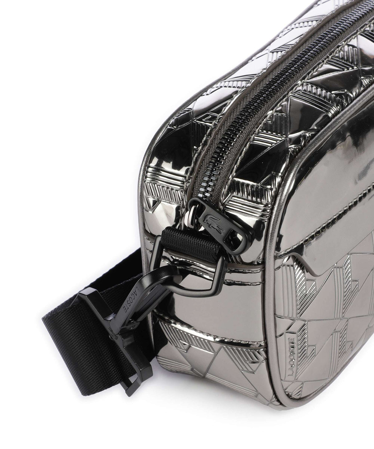 Lacoste The Blend Crossbody bag silver/black