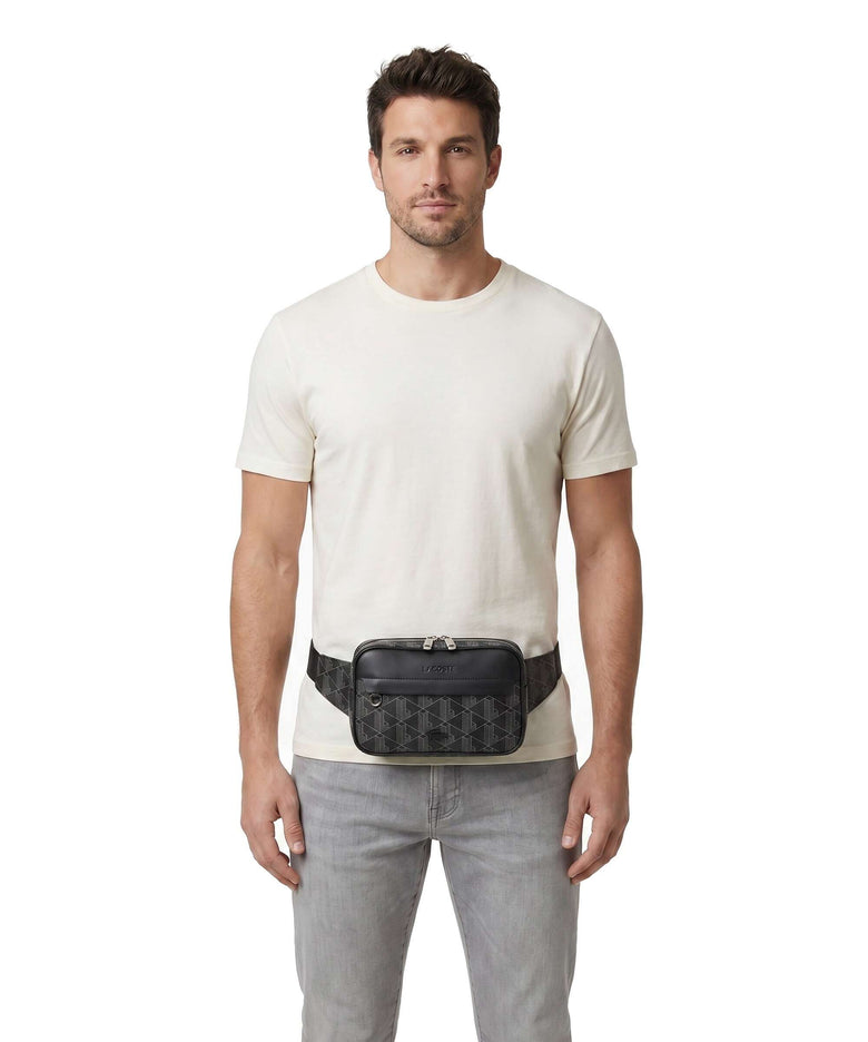 Lacoste The Blend Belt bag allover monogram/noir/gris