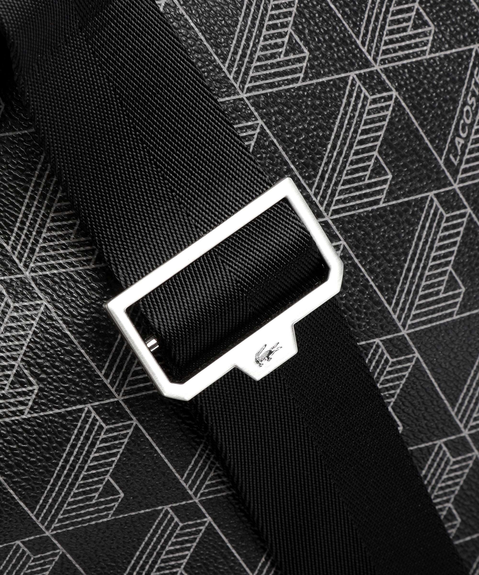 Lacoste The Blend Crossbody bag monogram noir/gris