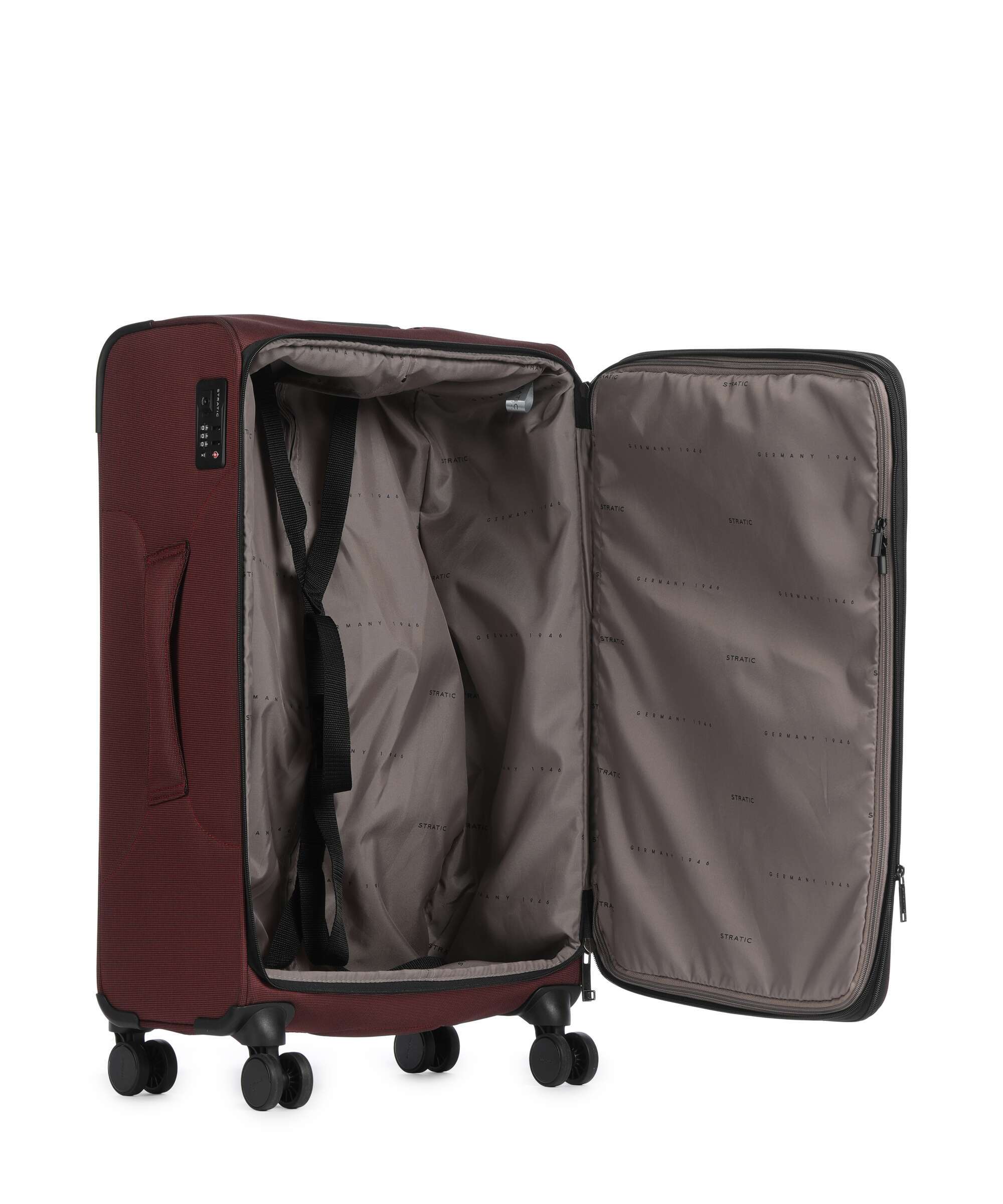 Stratic Bendigo Light+ Spinner (4 wheels) redwine