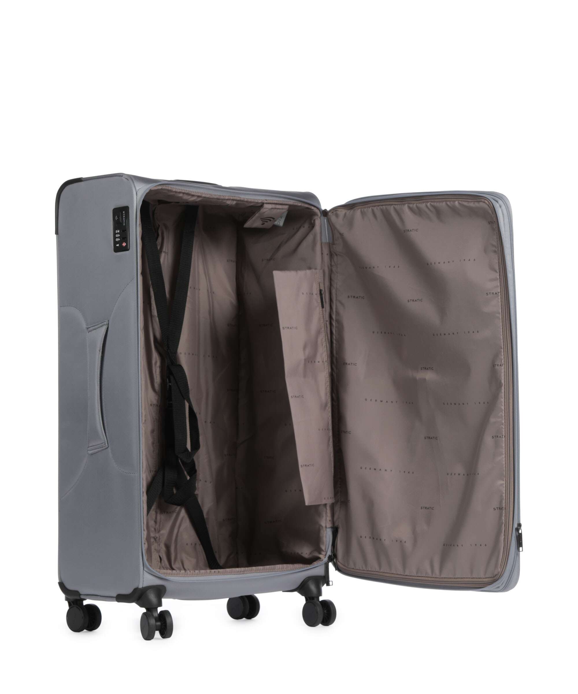 Stratic Bendigo Light Style Spinner (4 wheels) grey
