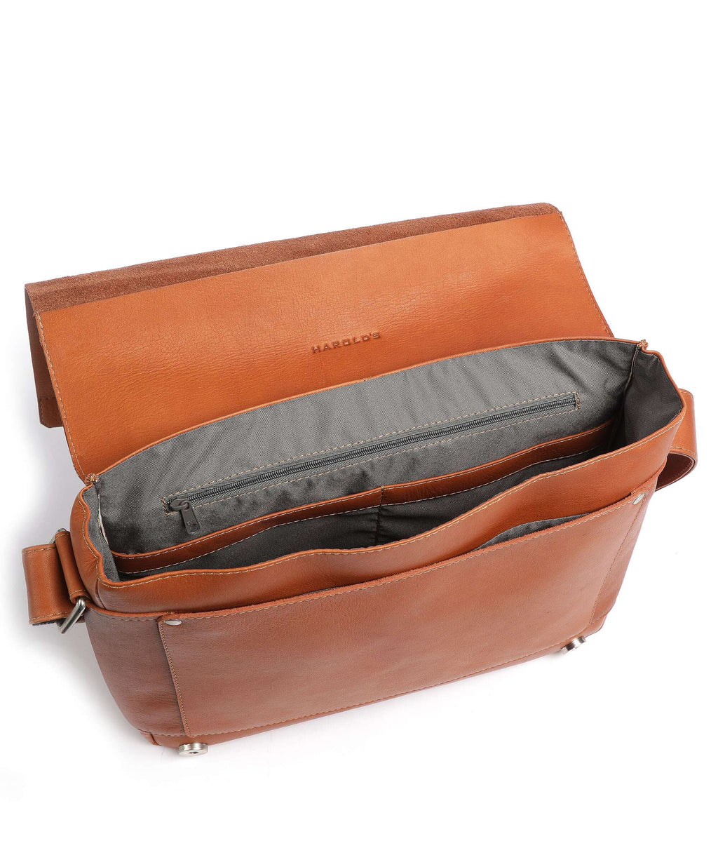 Harold's Campo Messenger bag cognac