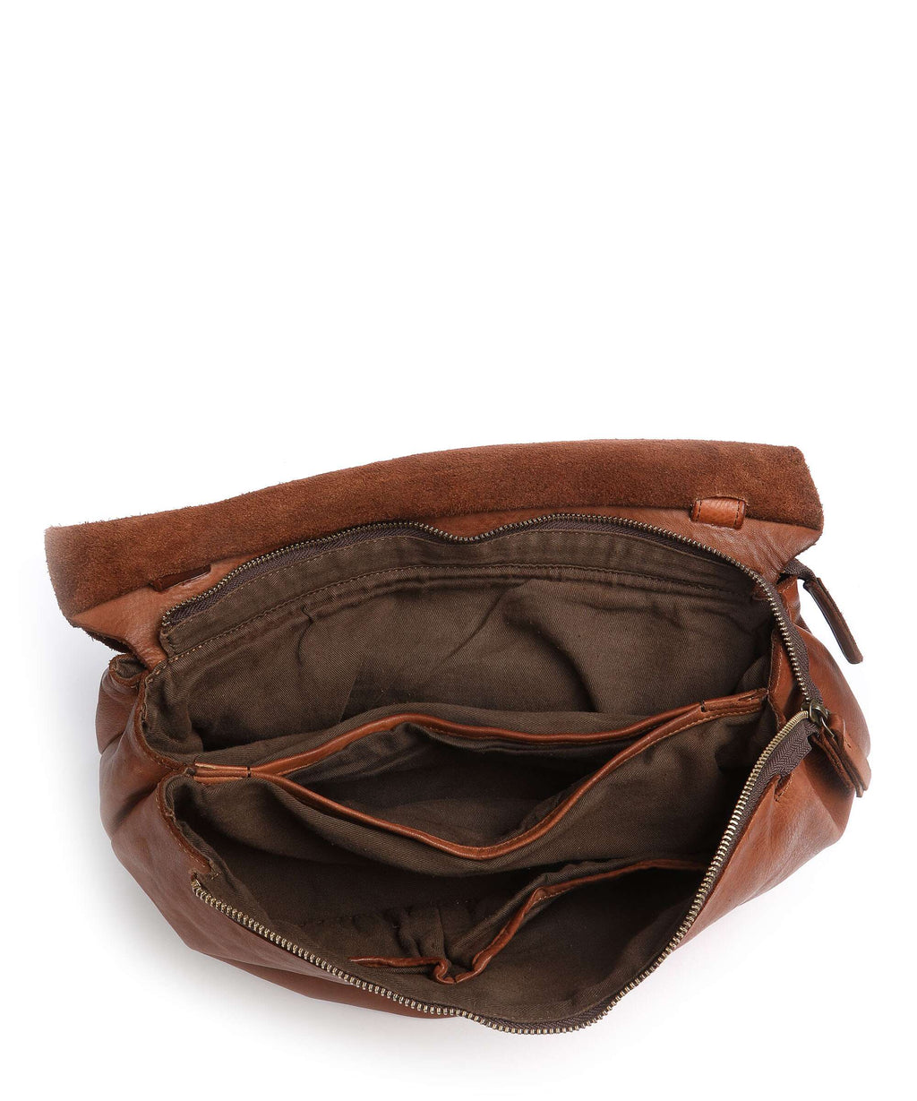 Harold's Submarine Messenger bag cognac