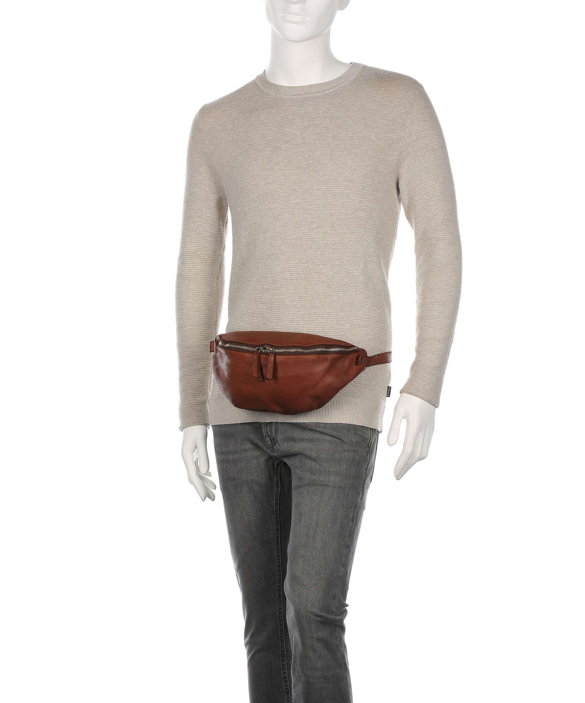 Harold's Submarine Belt bag cognac