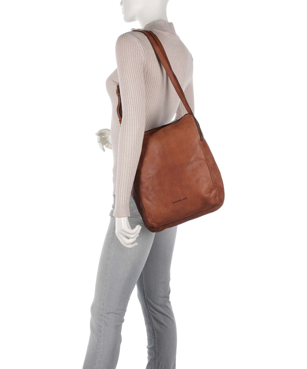 Harold's Submarine Hobo bag cognac