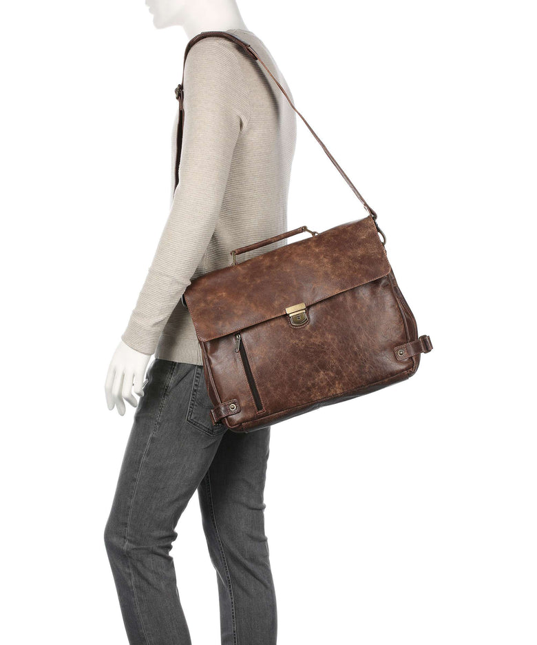 Harold's Crunchy Briefcase braun