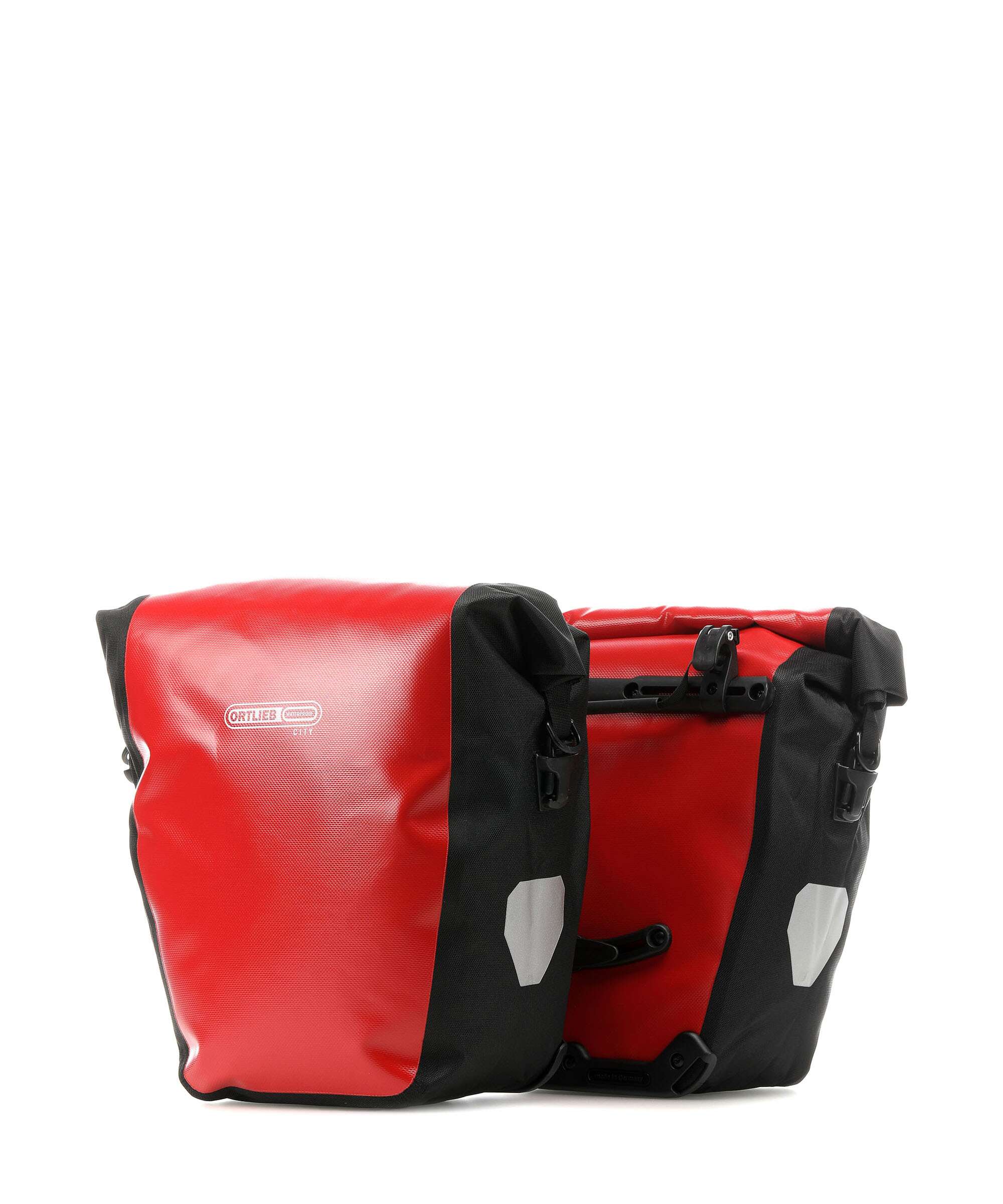 Ortlieb Back-Roller City QL1 Set Bike pannier red/black