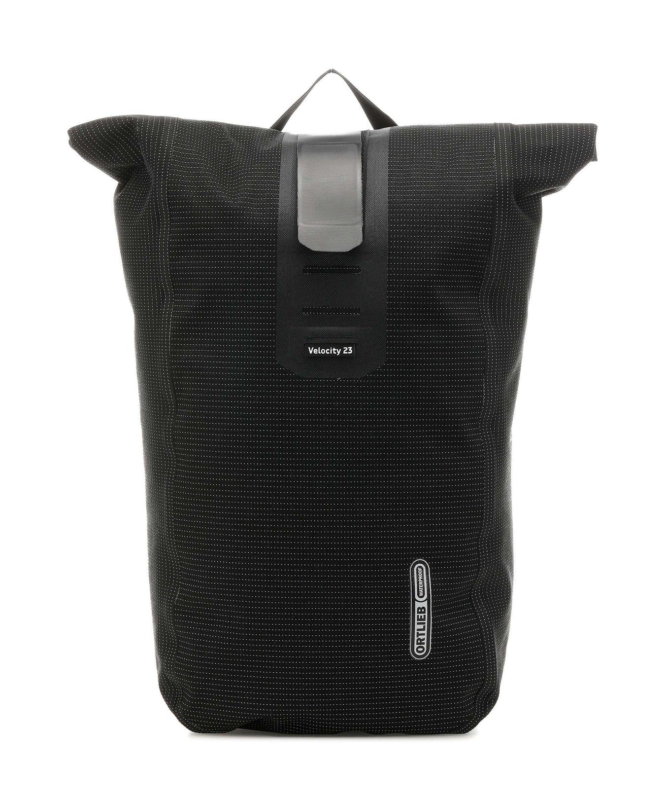 Ortlieb Velocity High-Vis 23 Rolltop backpack black reflective