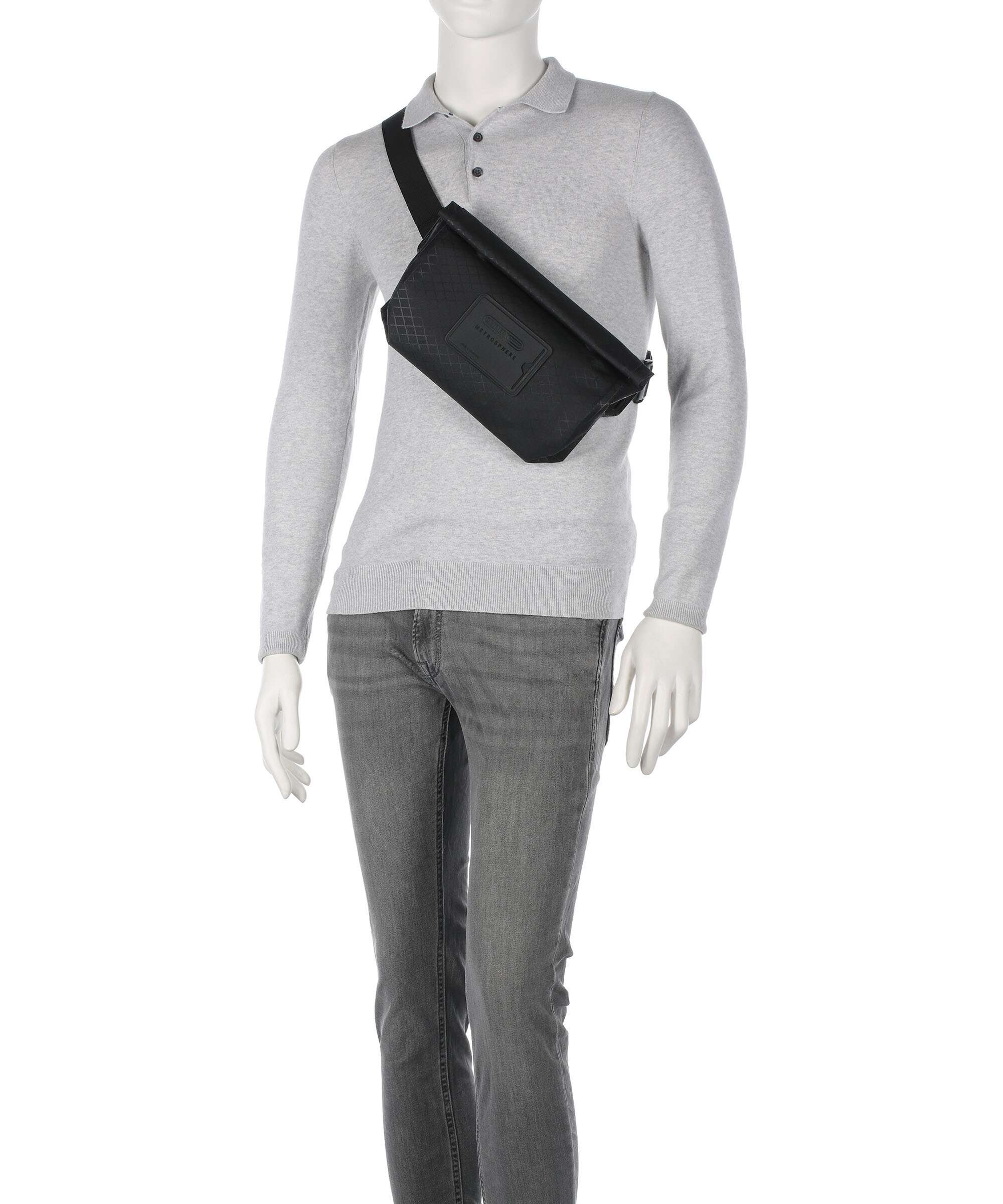 Ortlieb Metrosphere Sling bag black embossed