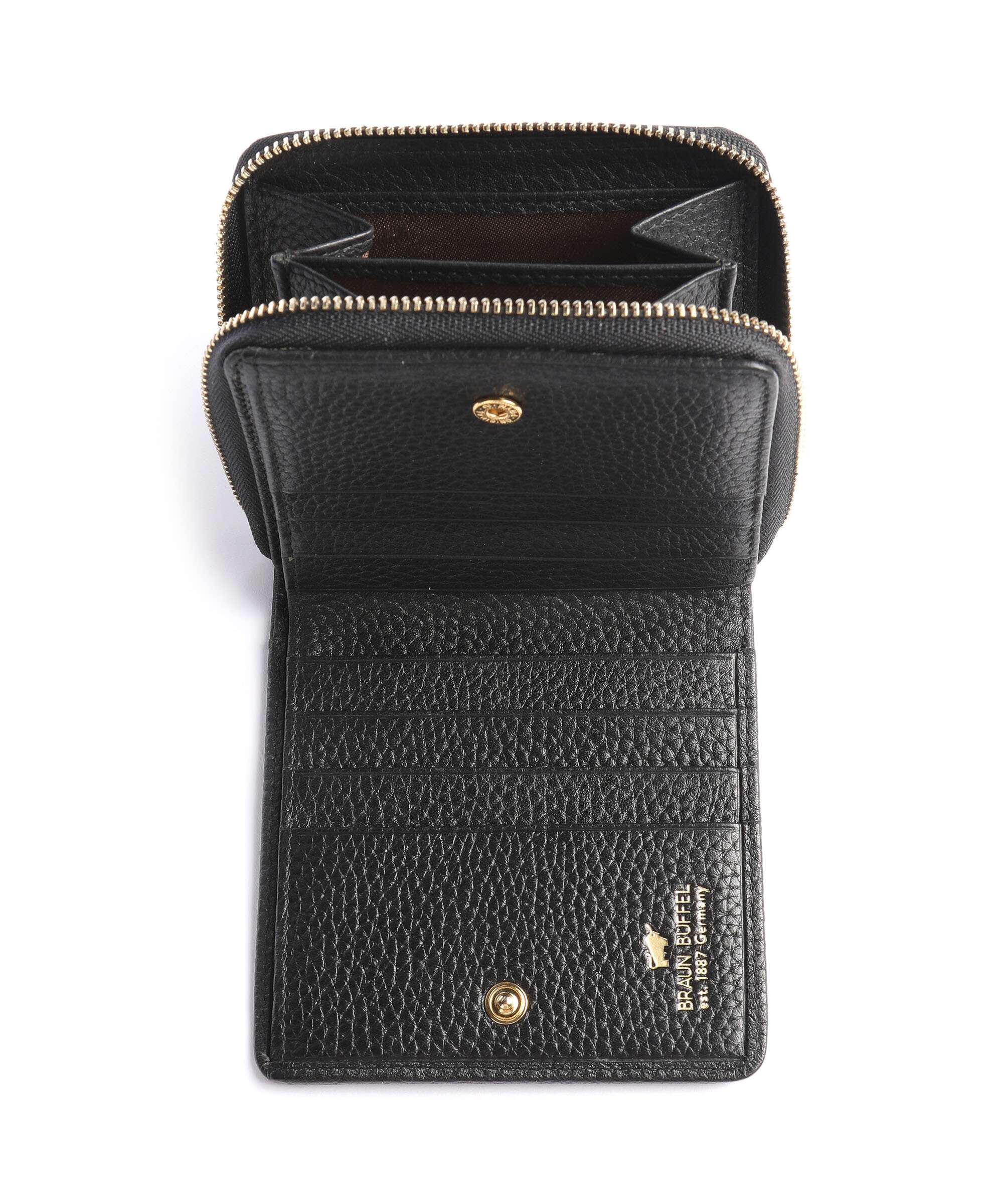 Braun Büffel Asti S Wallet schwarz
