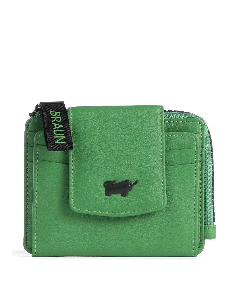 Braun Büffel Capri RFID Credit card holder grün