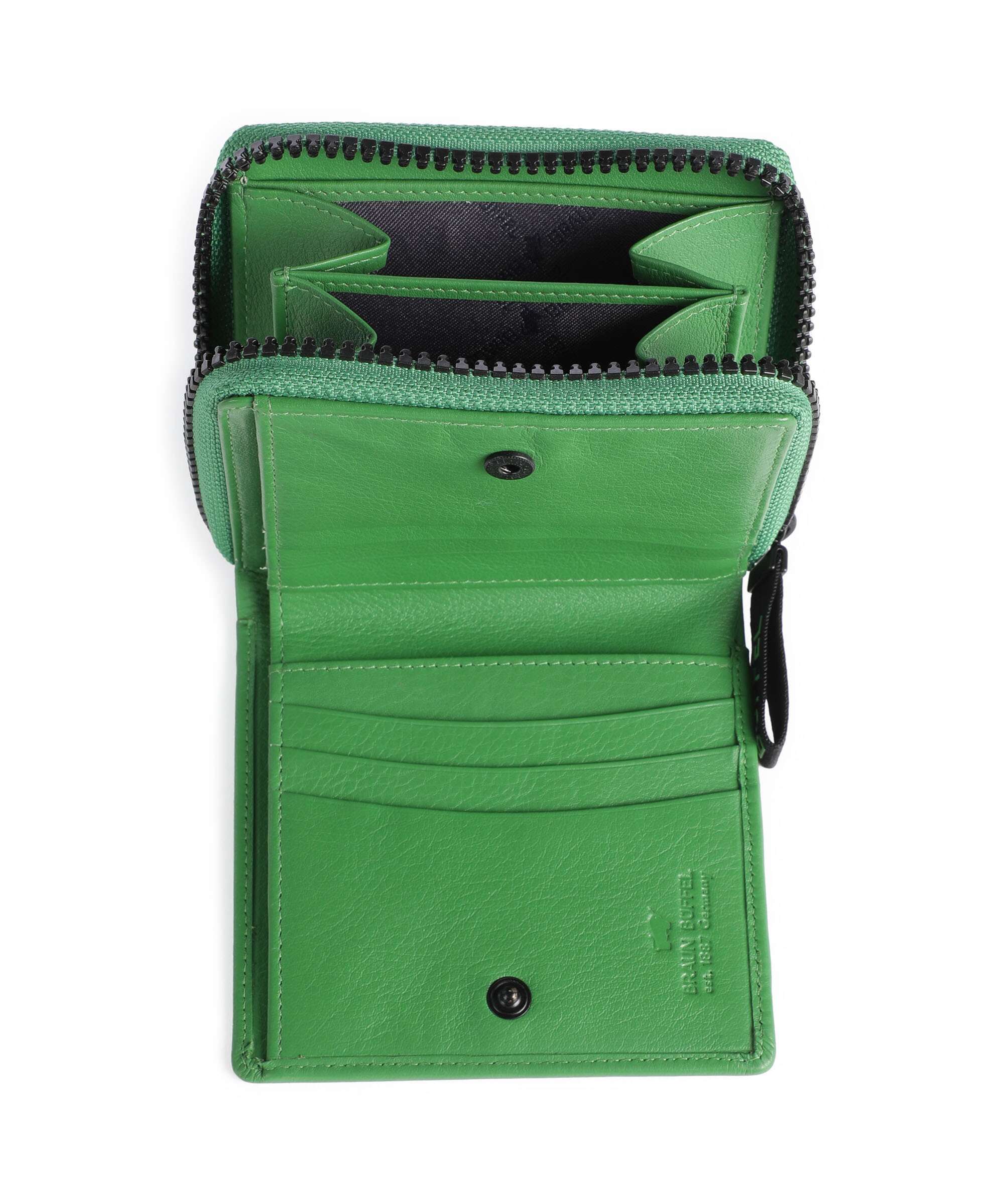 Braun Büffel Capri Wallet grün