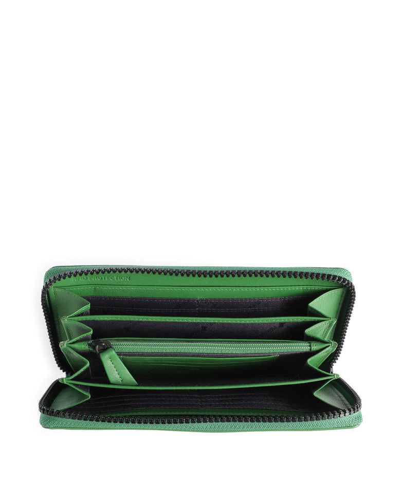 Braun Büffel Capri Wallet grün