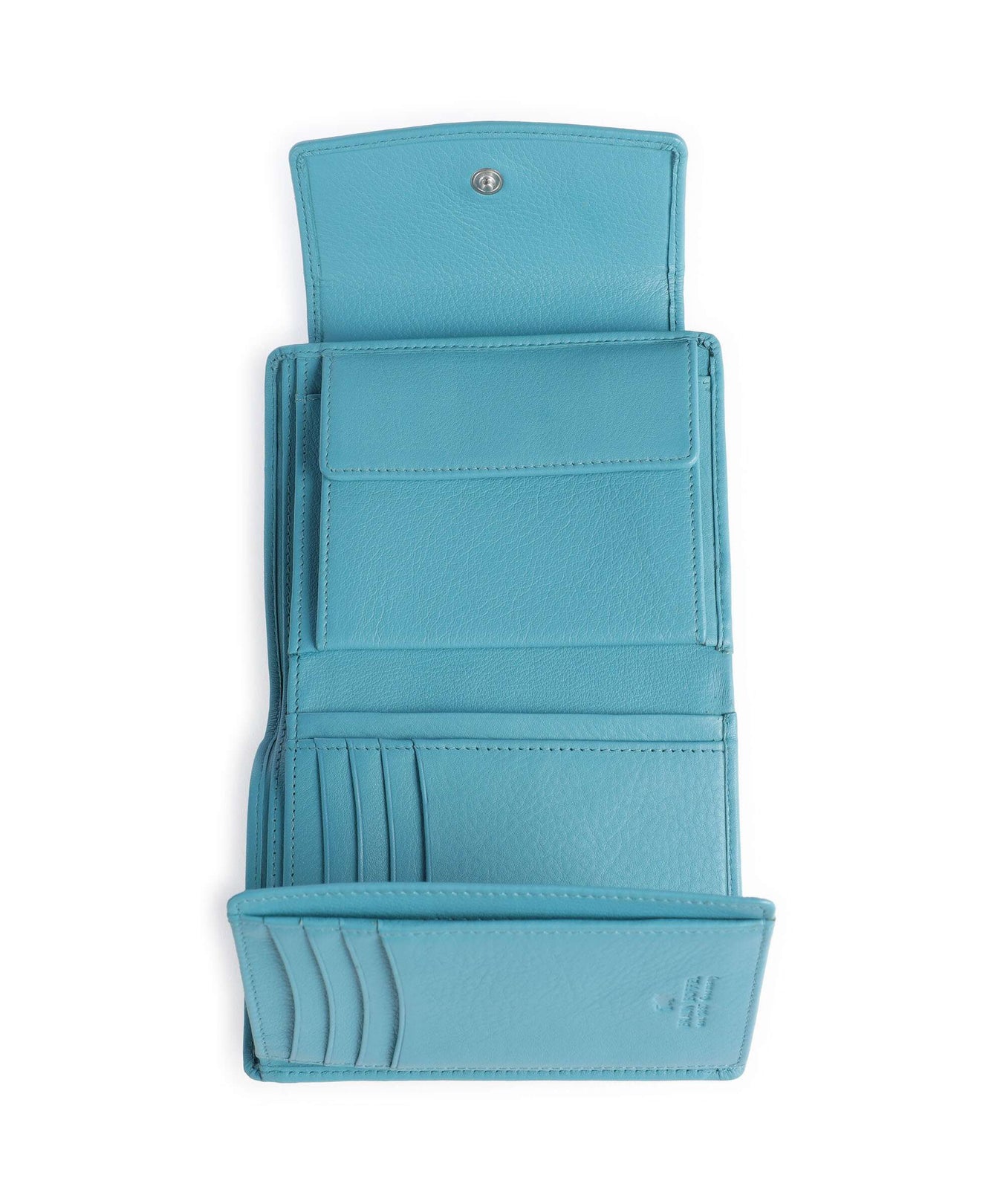 Braun Büffel Joy RFID Wallet türkis