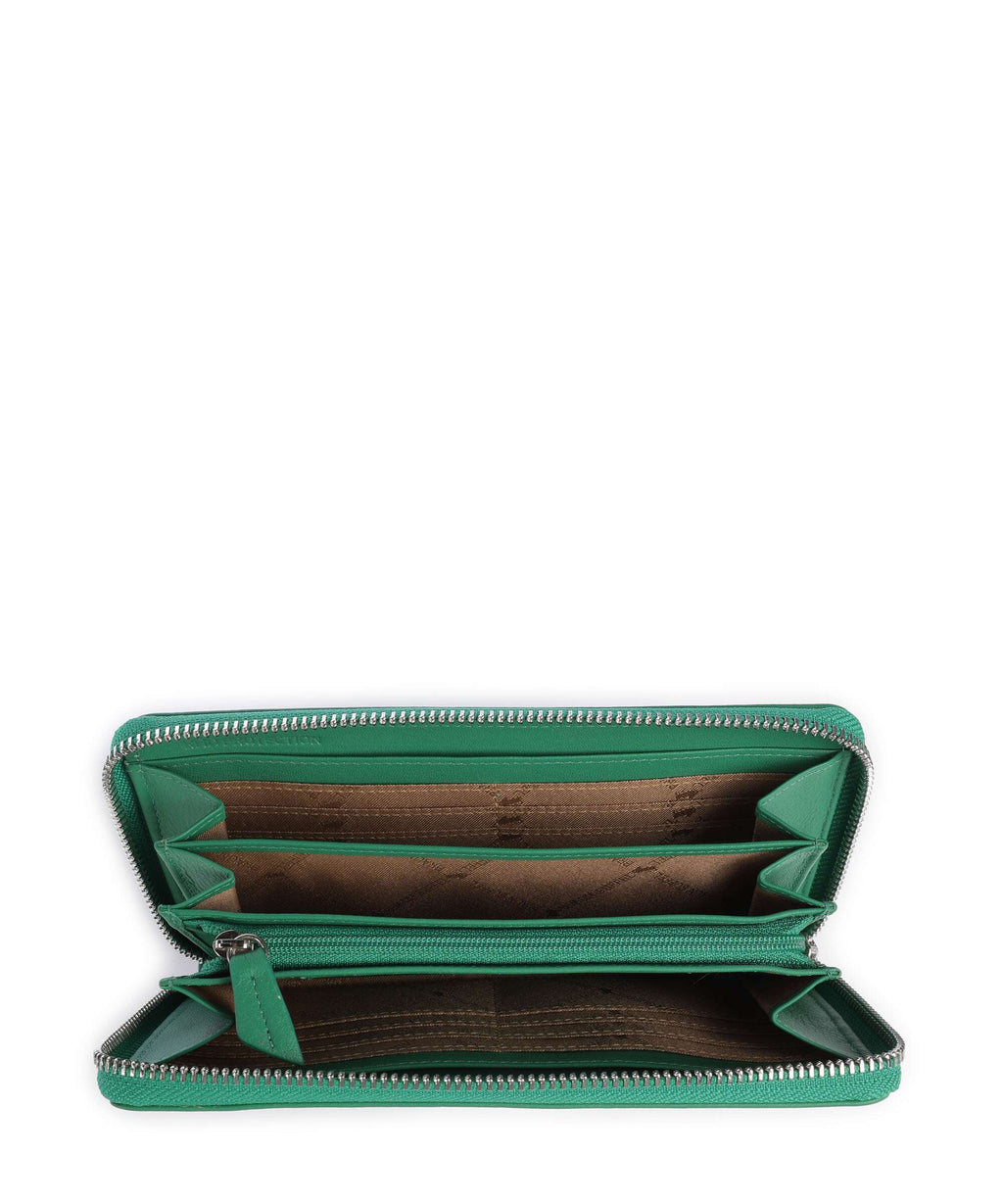 Braun Büffel Joy Wallet fern green